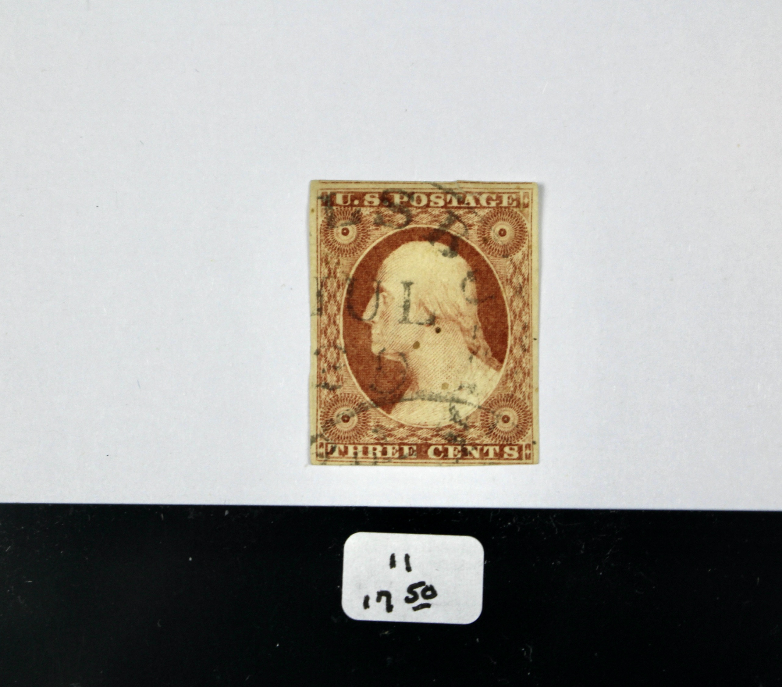 Six Early Used U.S. Postage Stamps, 19th Century