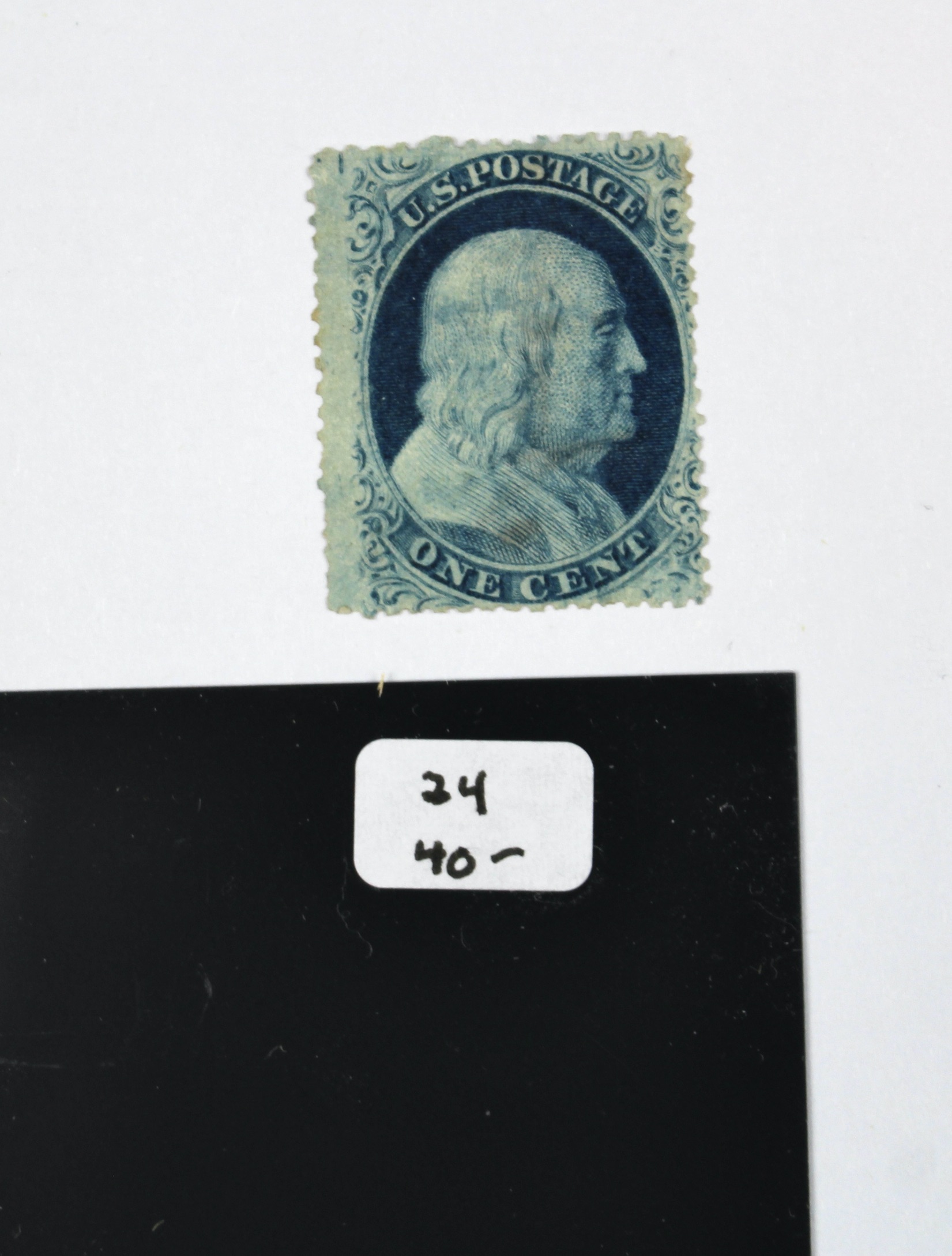 Six Early Used U.S. Postage Stamps, 19th Century