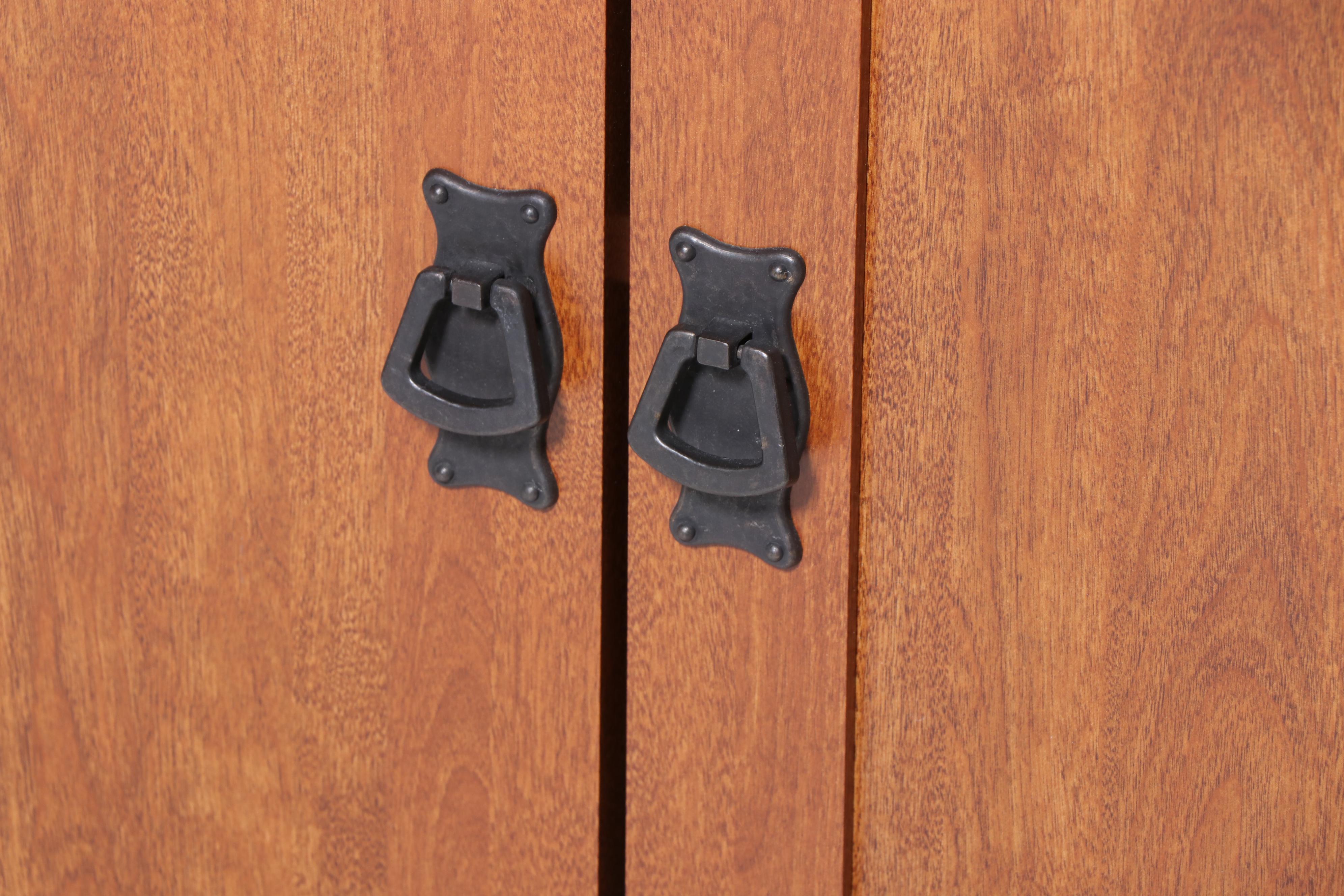 Sauder The Mission Collection Contemporary Library Bookcase with Doors