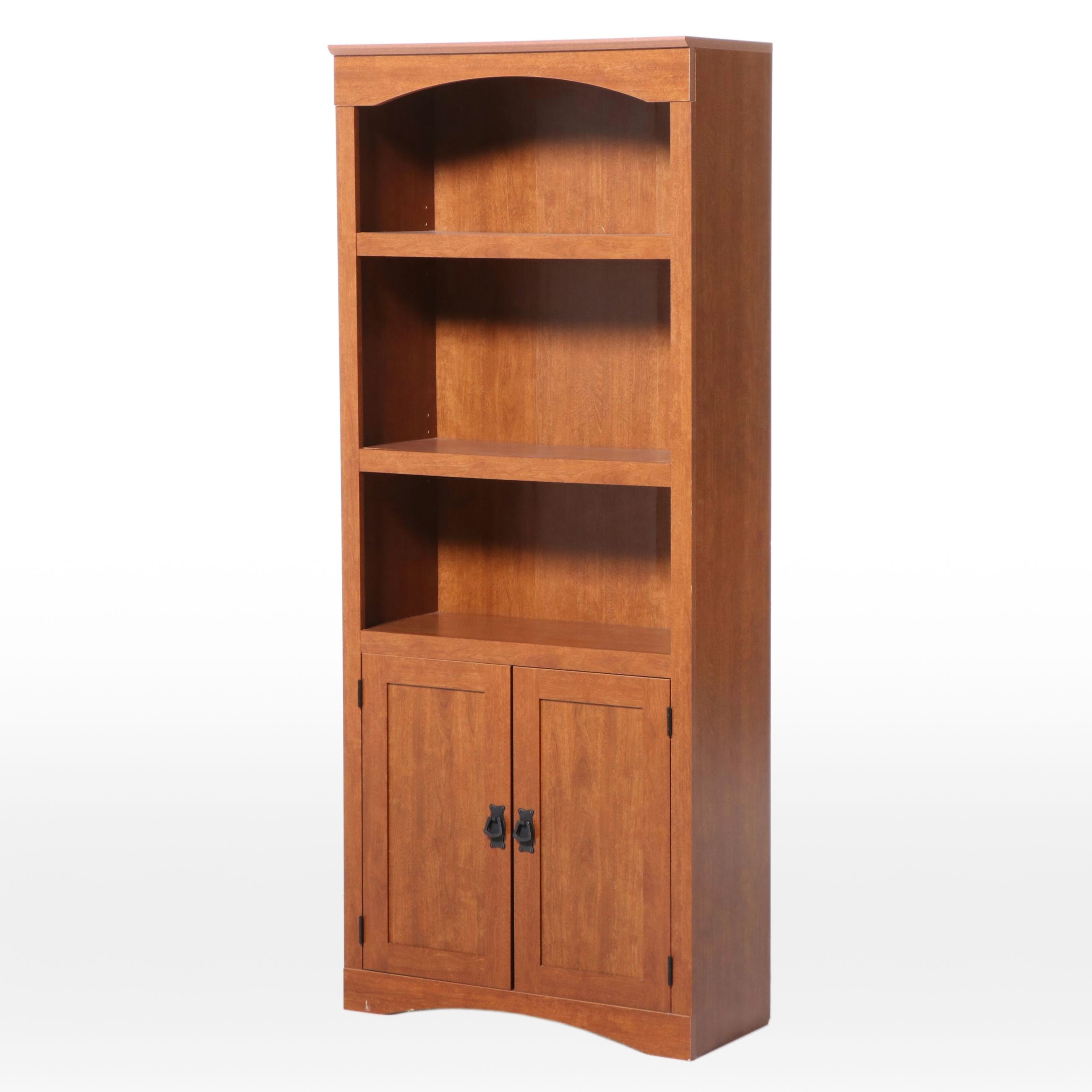 Sauder The Mission Collection Contemporary Library Bookcase with Doors