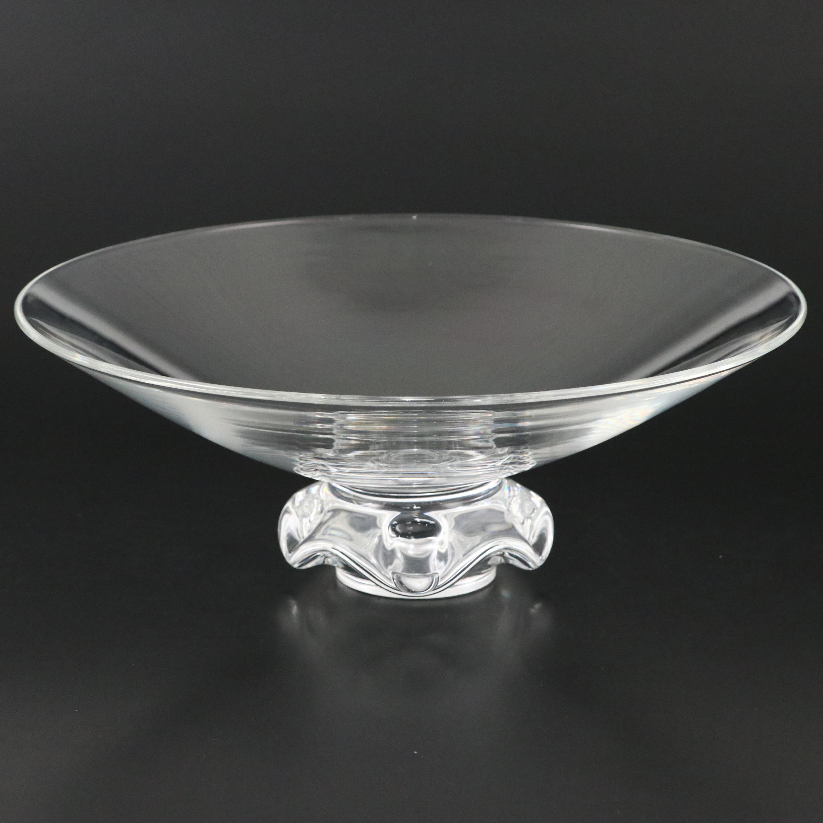 Steuben Art Glass Centerpiece Bowl, Mid to Late 20th C.