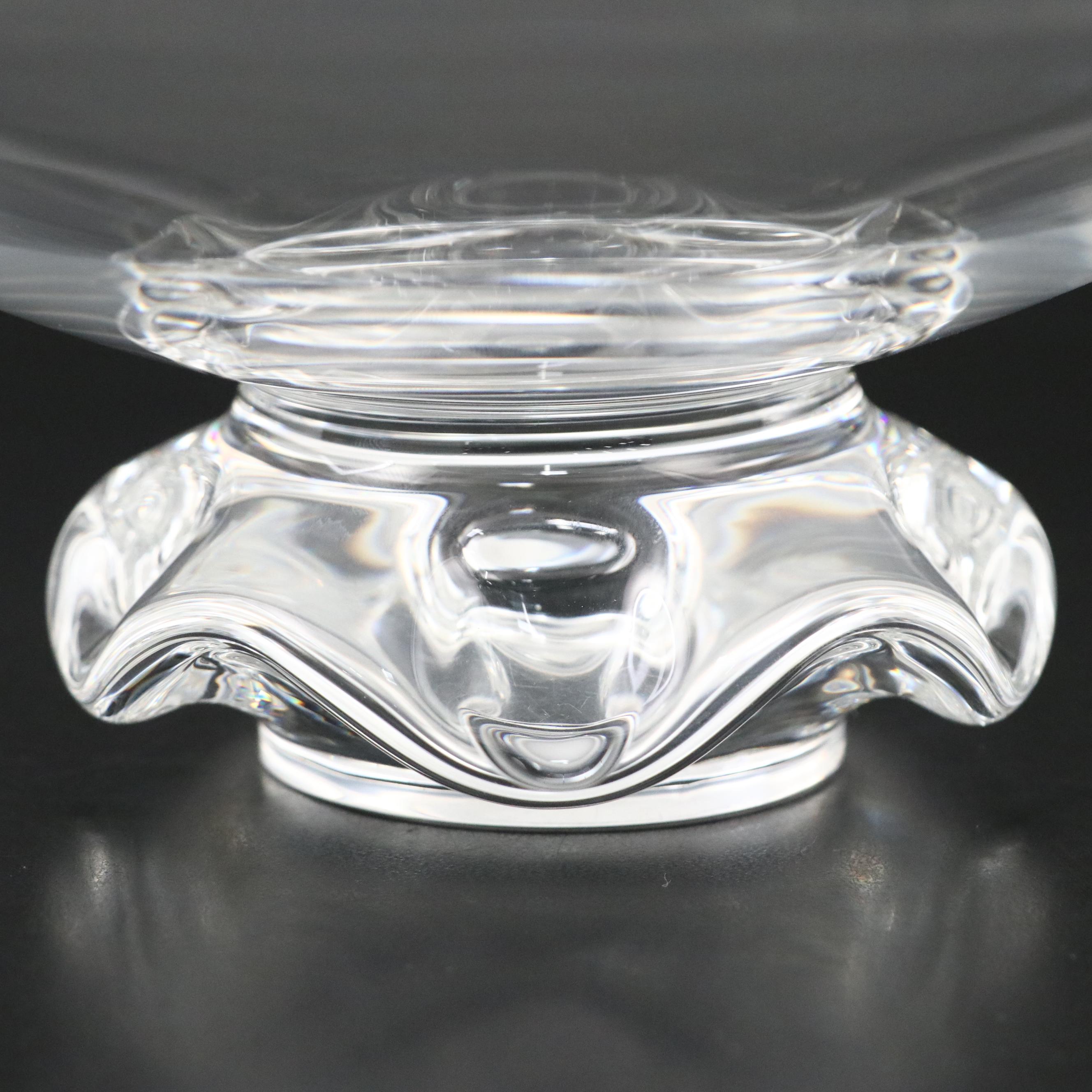 Steuben Art Glass Centerpiece Bowl, Mid to Late 20th C.