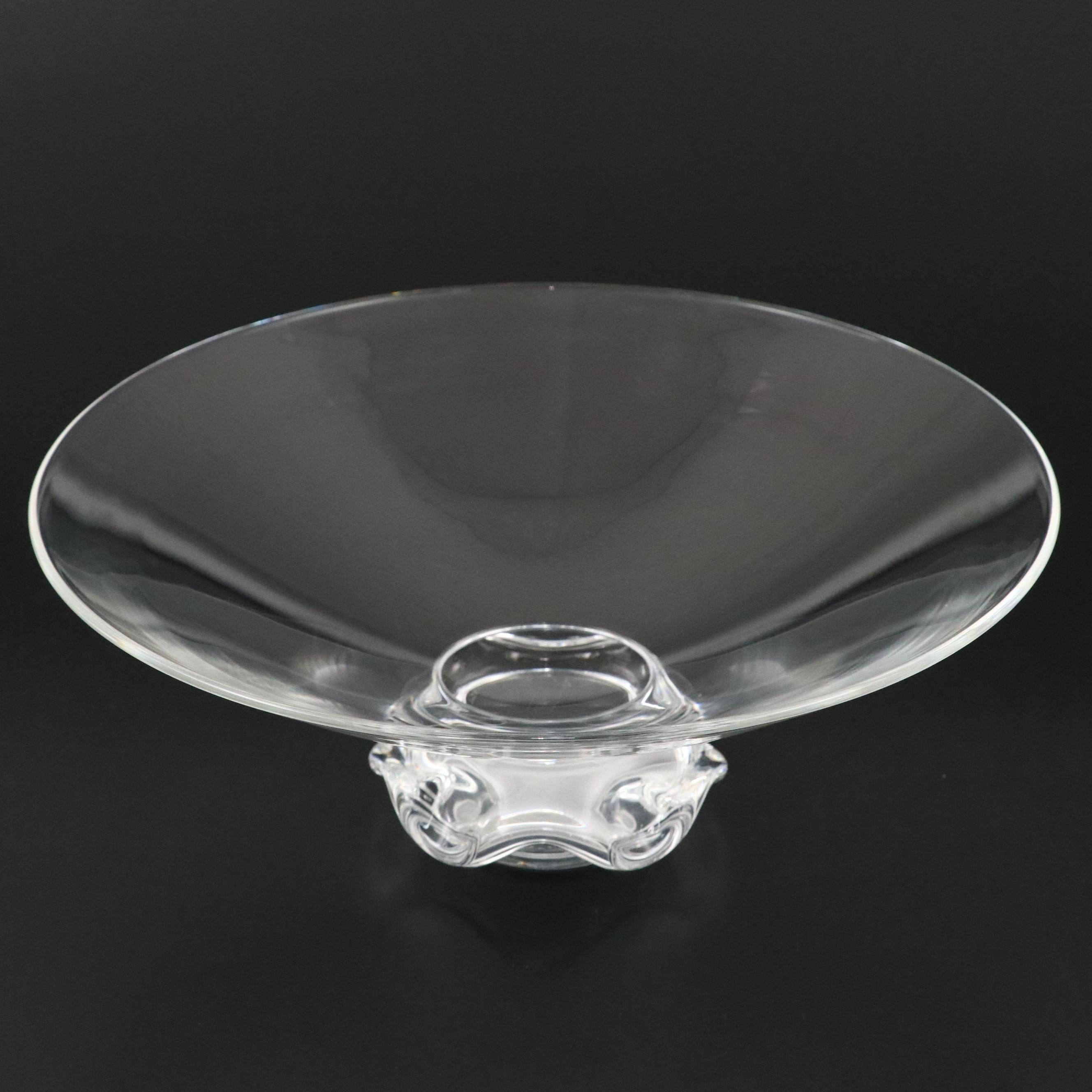 Steuben Art Glass Centerpiece Bowl, Mid to Late 20th C.