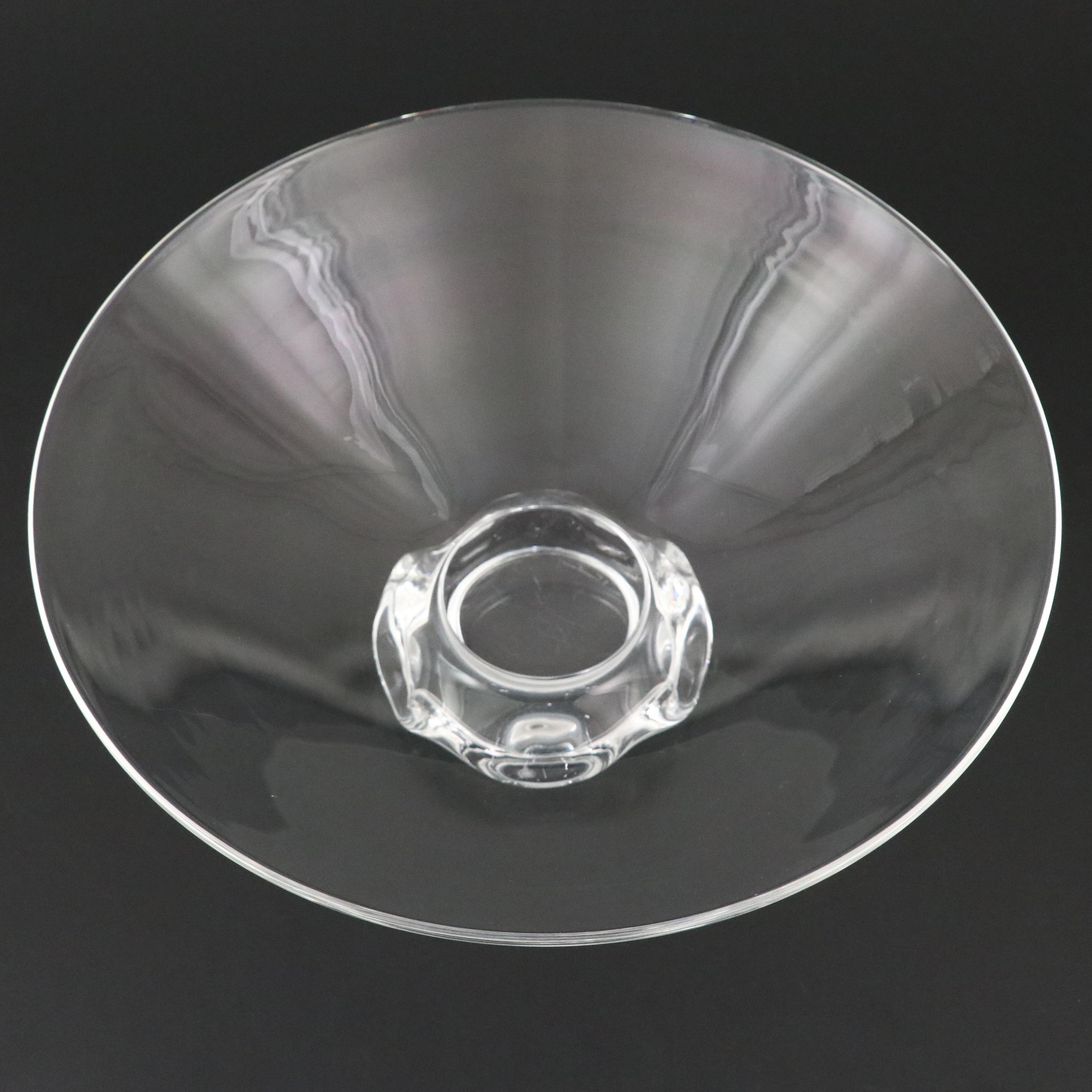 Steuben Art Glass Centerpiece Bowl, Mid to Late 20th C.