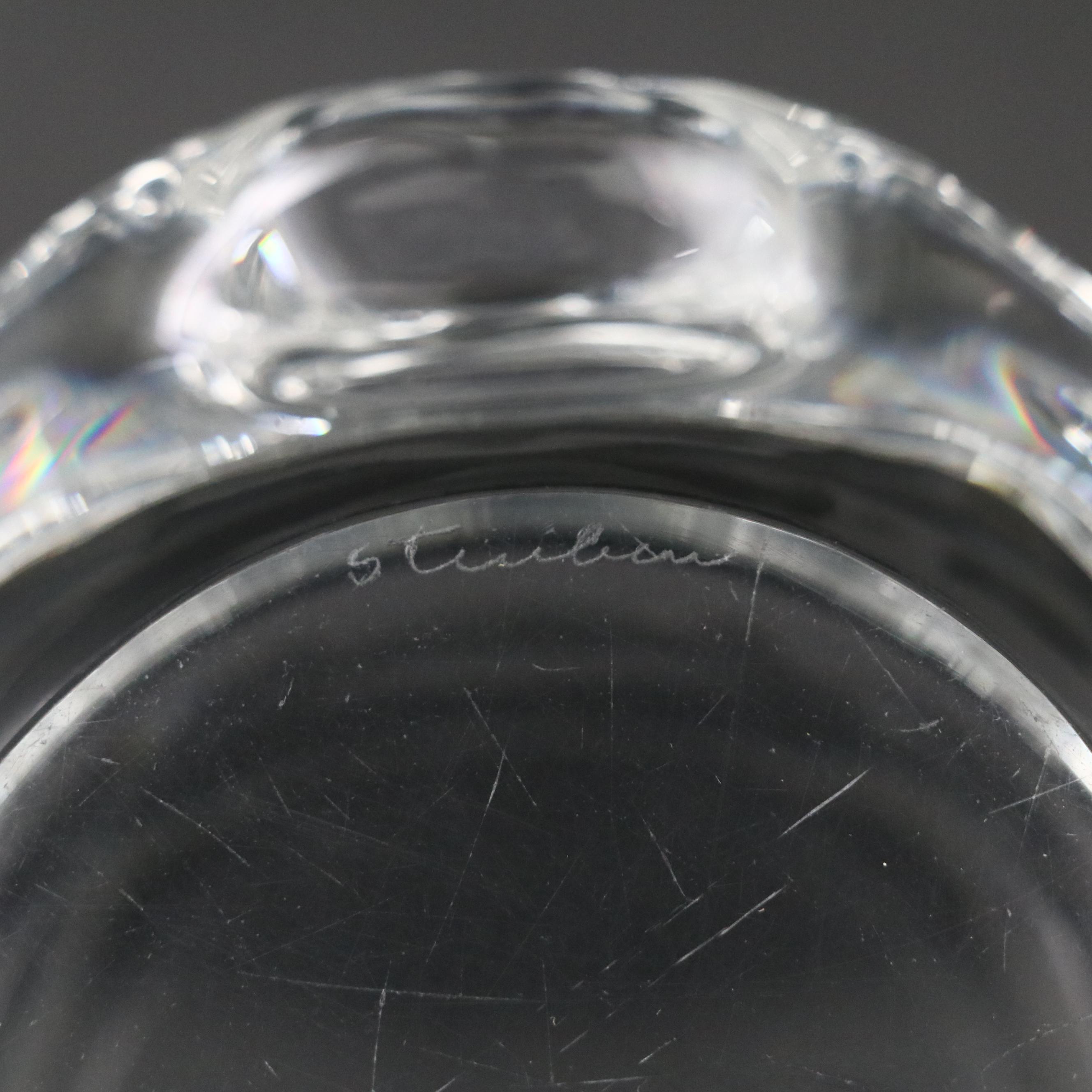 Steuben Art Glass Centerpiece Bowl, Mid to Late 20th C.