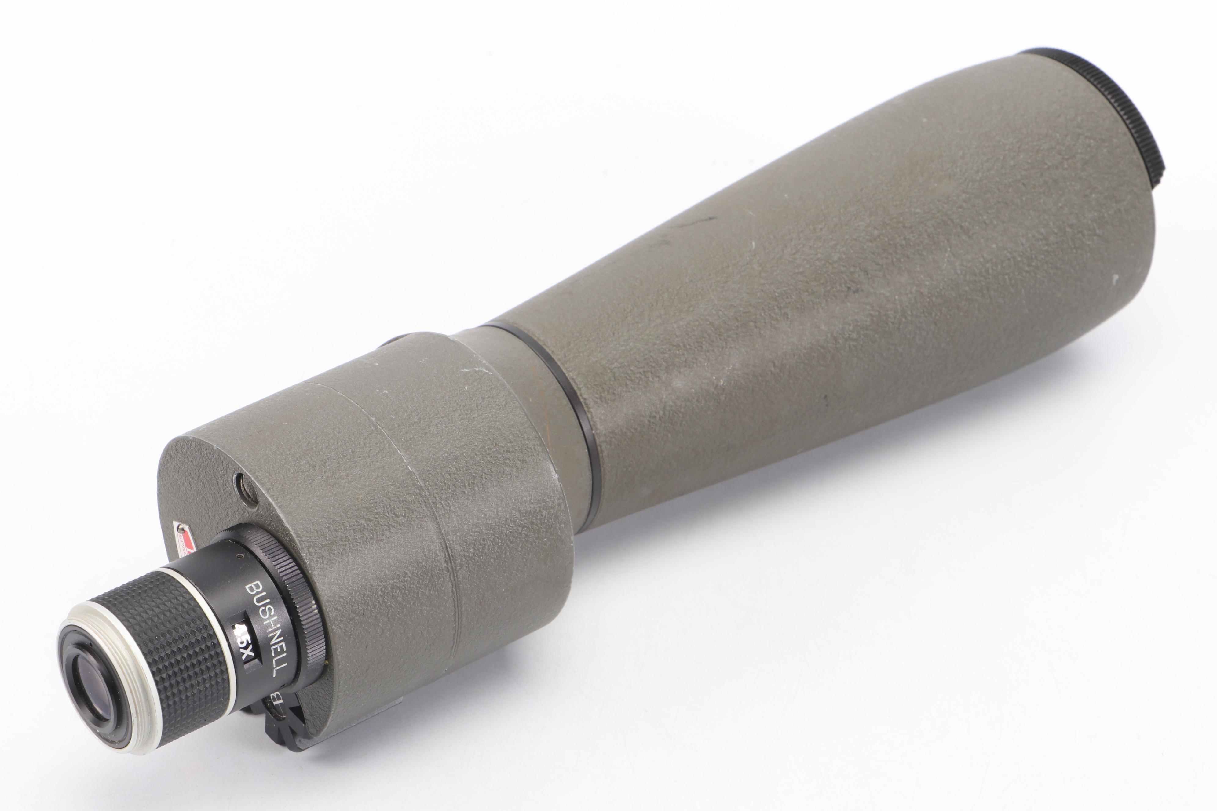 Bushnell Spacemaster II Telescope with Bausch & Lomb Leather Carrying Case