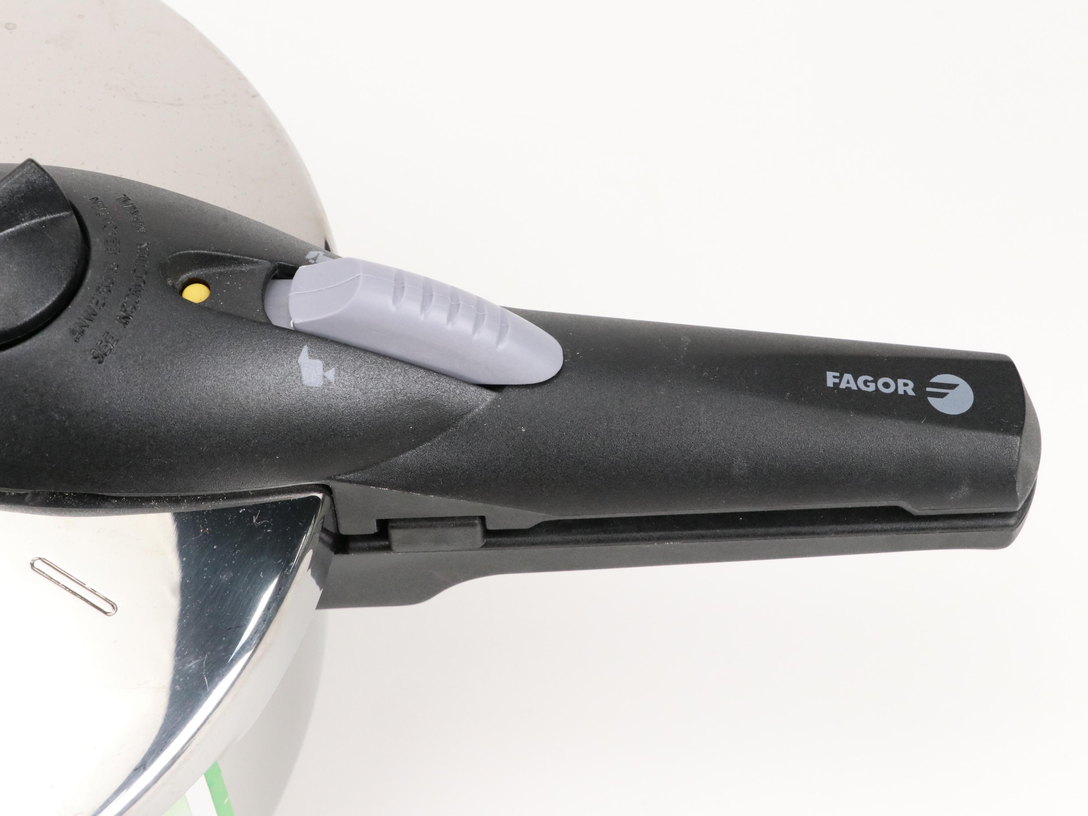 Fagor Pressure Cooker with Other Grill Equipment and Oven Mitts