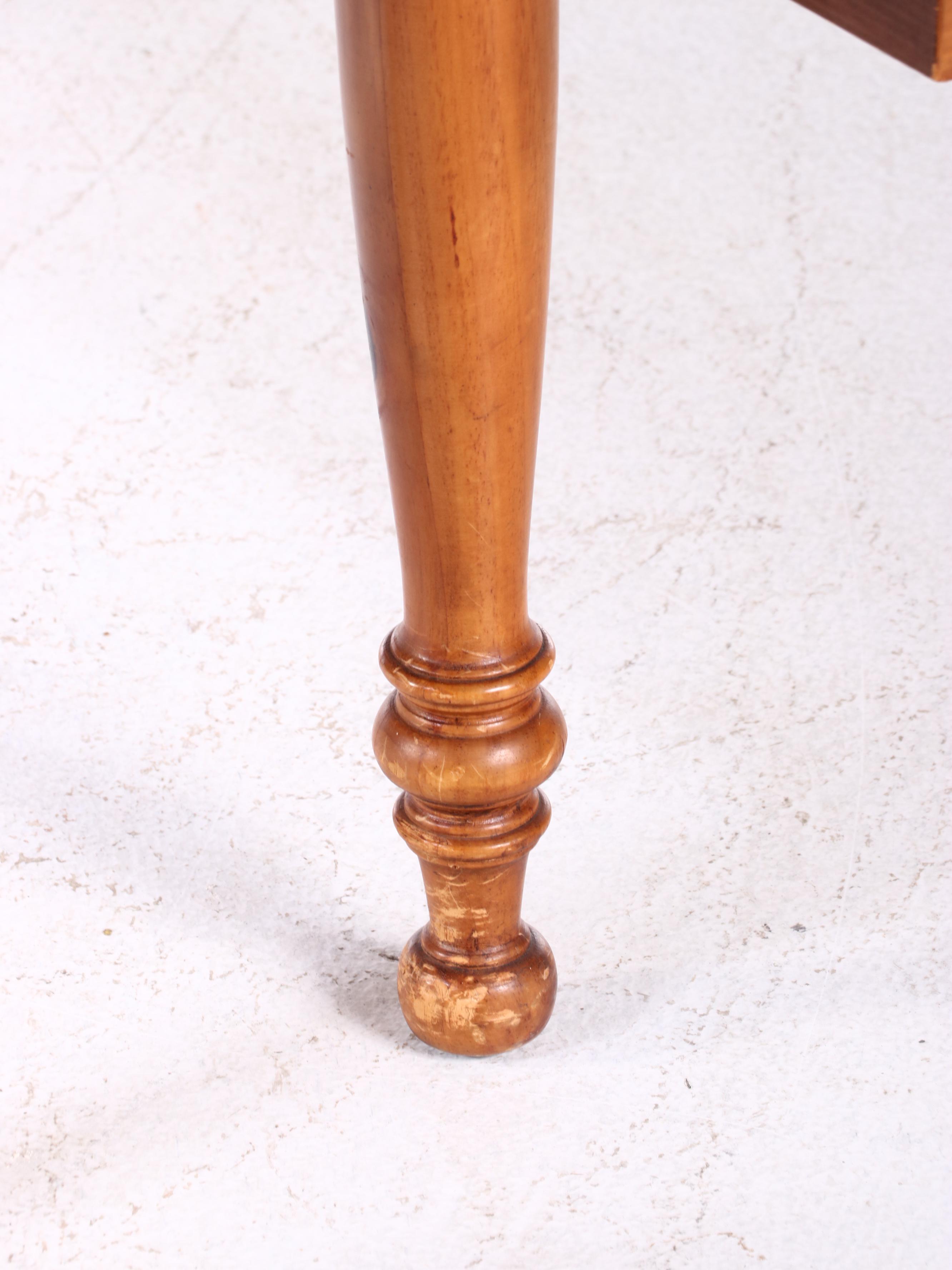 The Rike-Kumler Co. Primitive Style Pine Drop-Leaf Dining Table, 20th Century