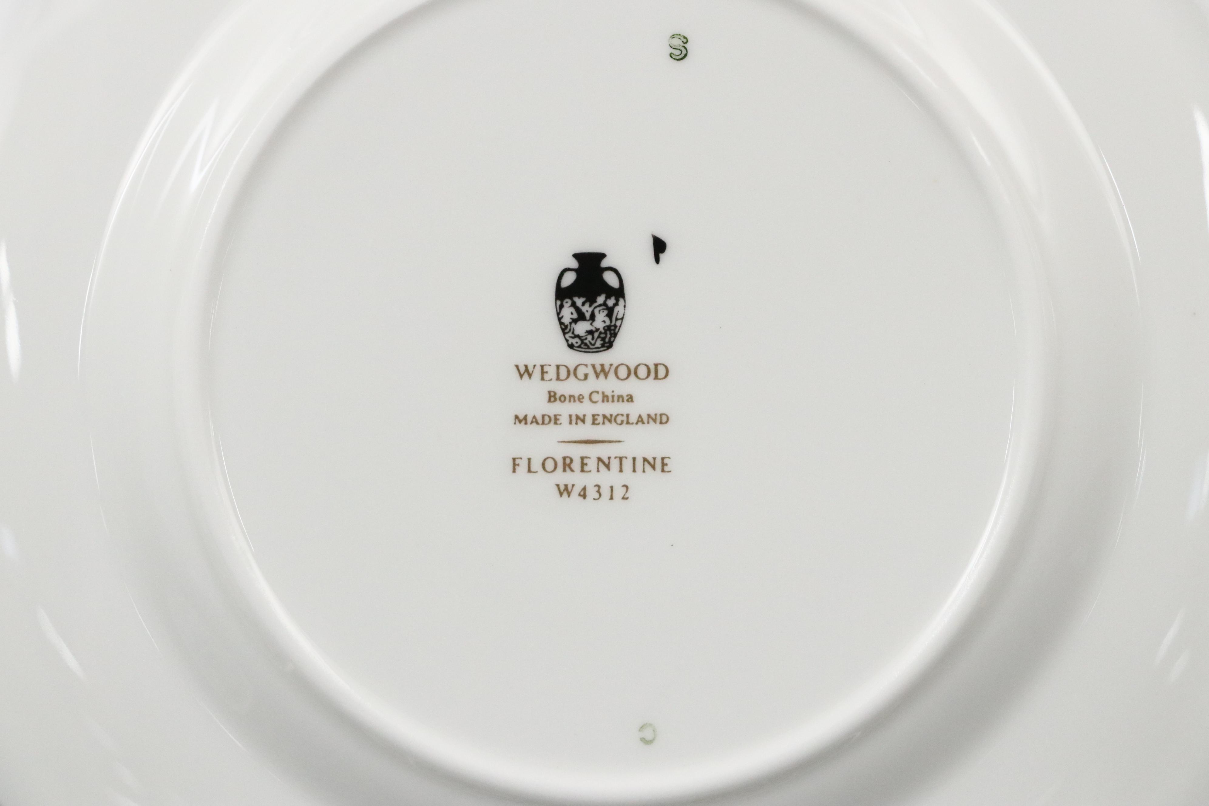 Wedgwood "Florentine" Bone China Tea Service, 1962-1997