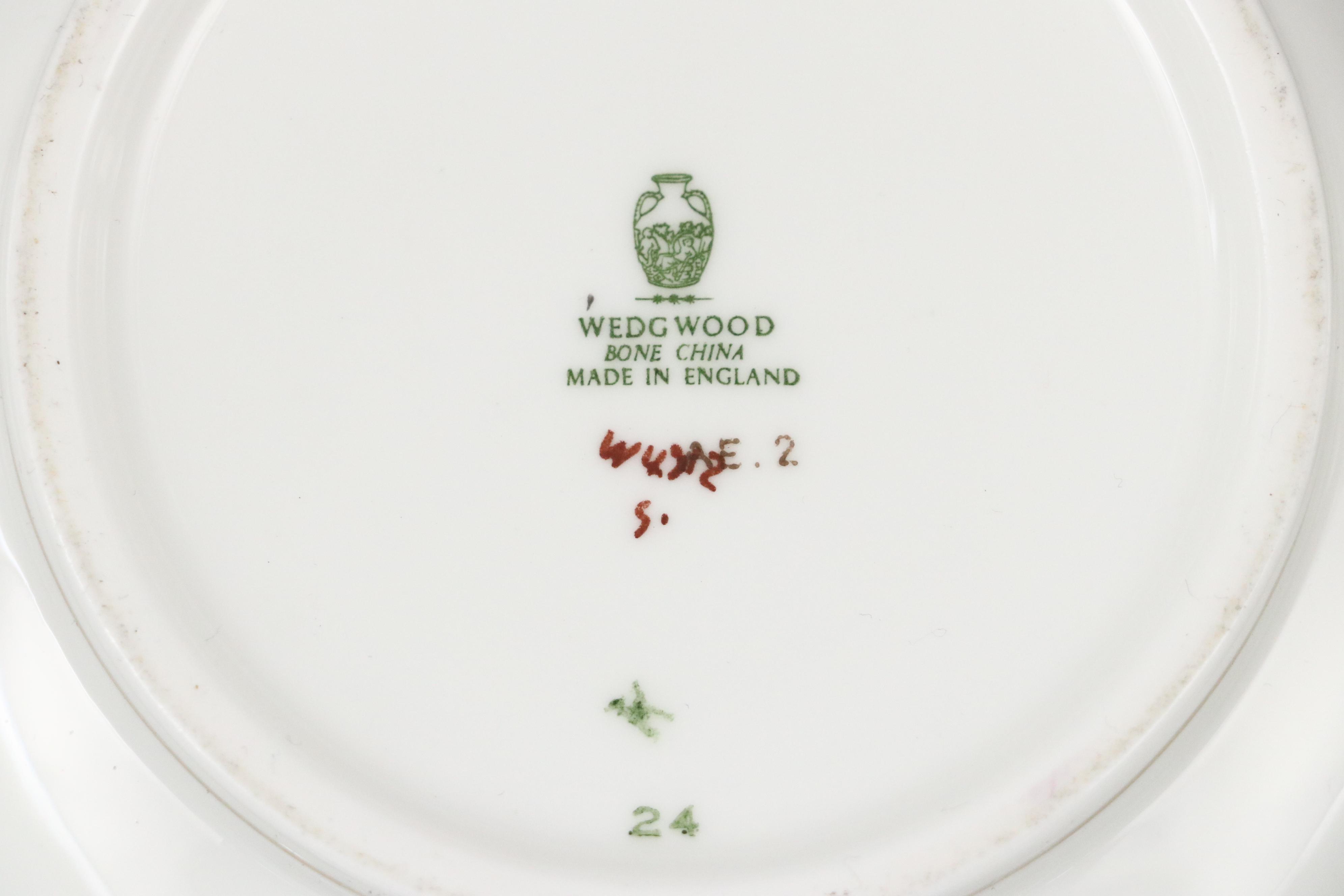 Wedgwood "Florentine" Bone China Tea Service, 1962-1997