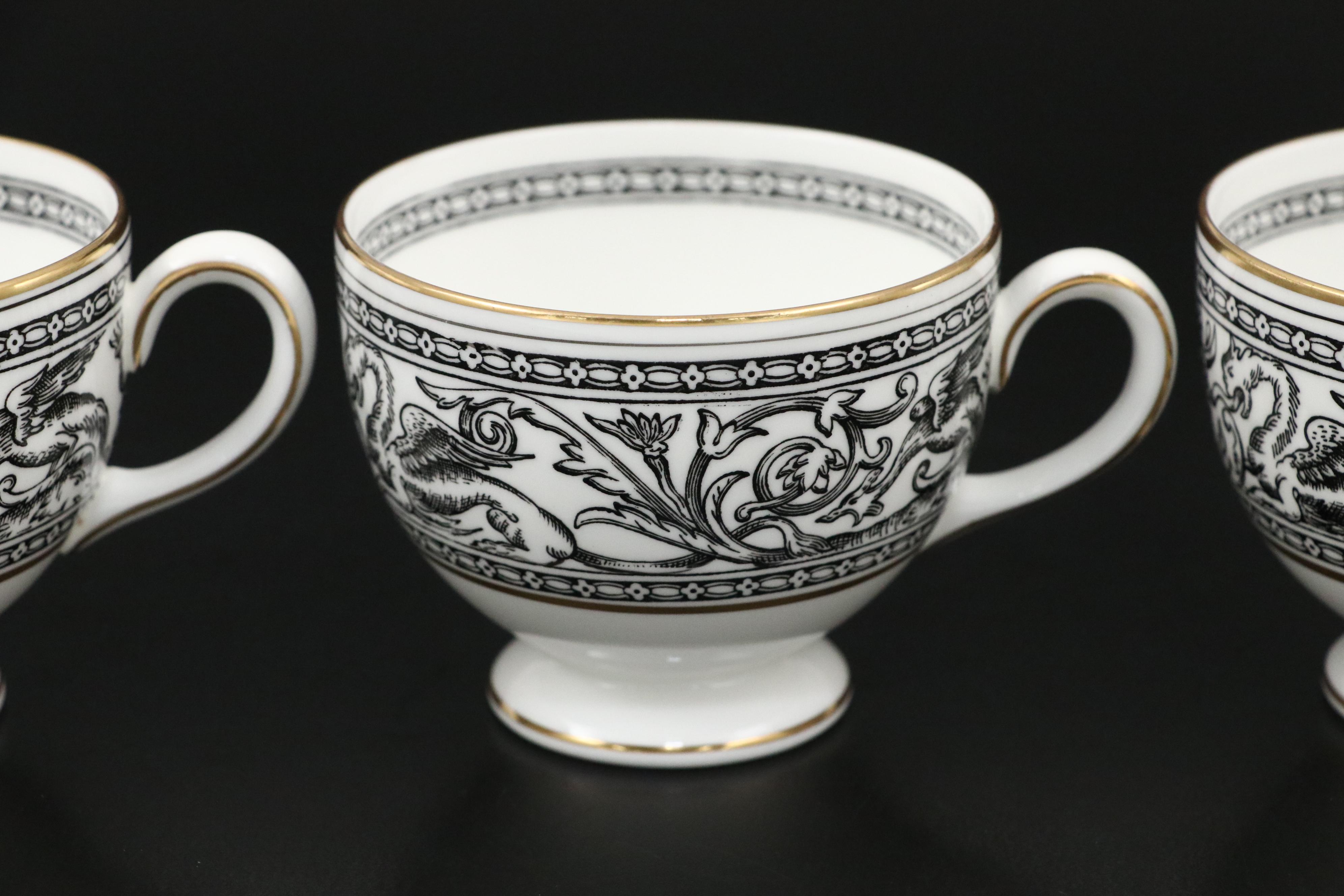 Wedgwood "Florentine" Bone China Tea Service, 1962-1997