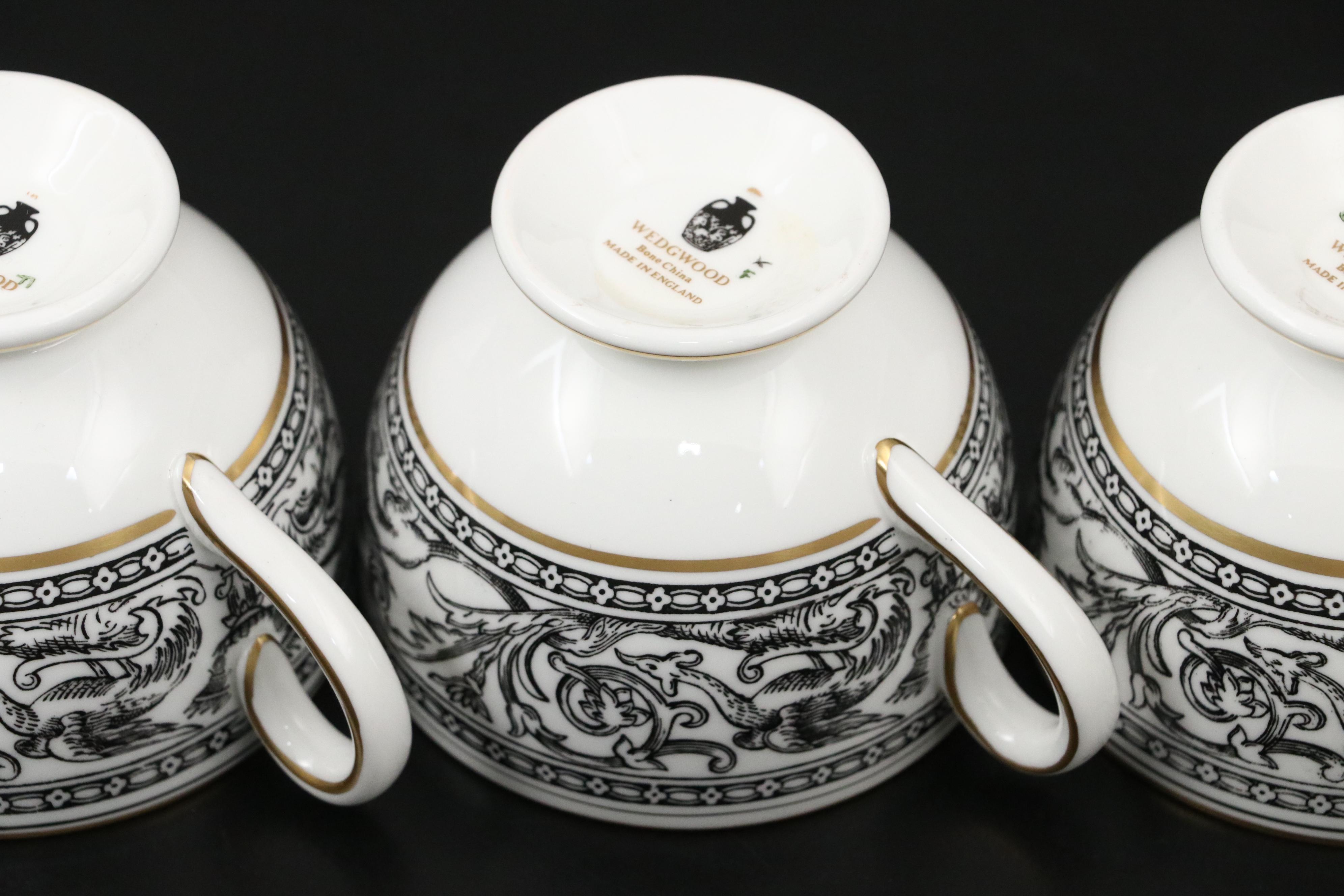 Wedgwood "Florentine" Bone China Tea Service, 1962-1997