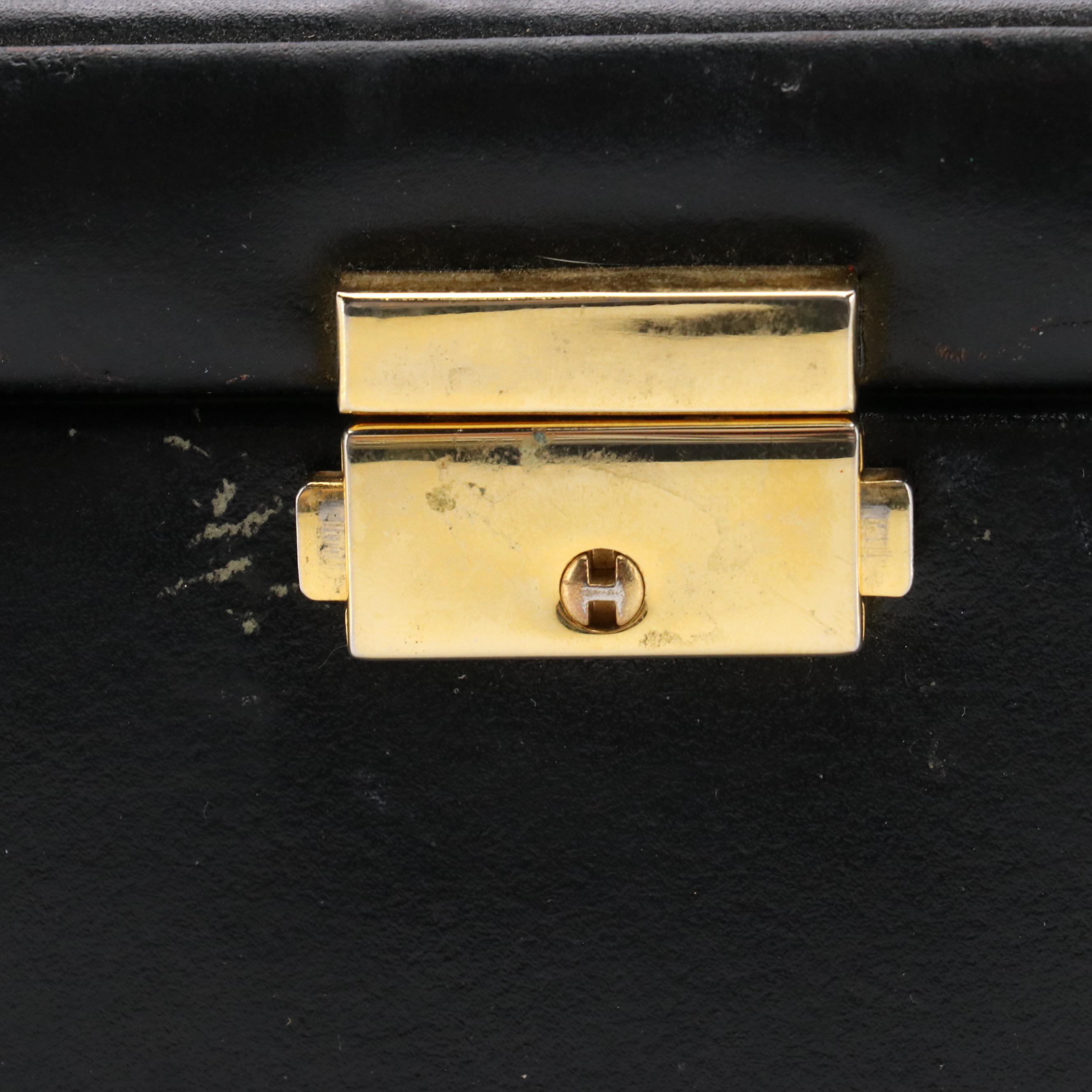 Dulwich Designs Black Leather Jewelry Box