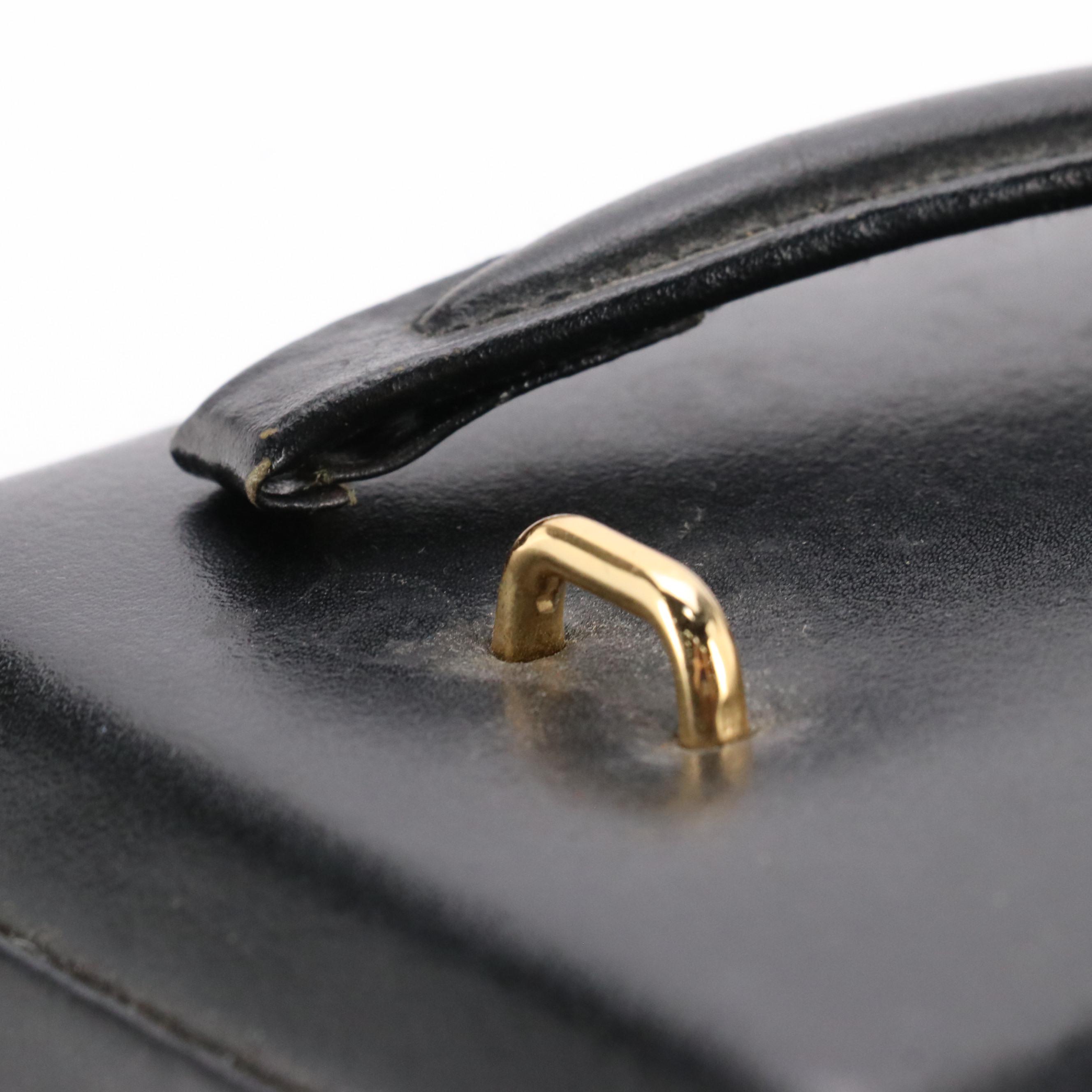 Dulwich Designs Black Leather Jewelry Box