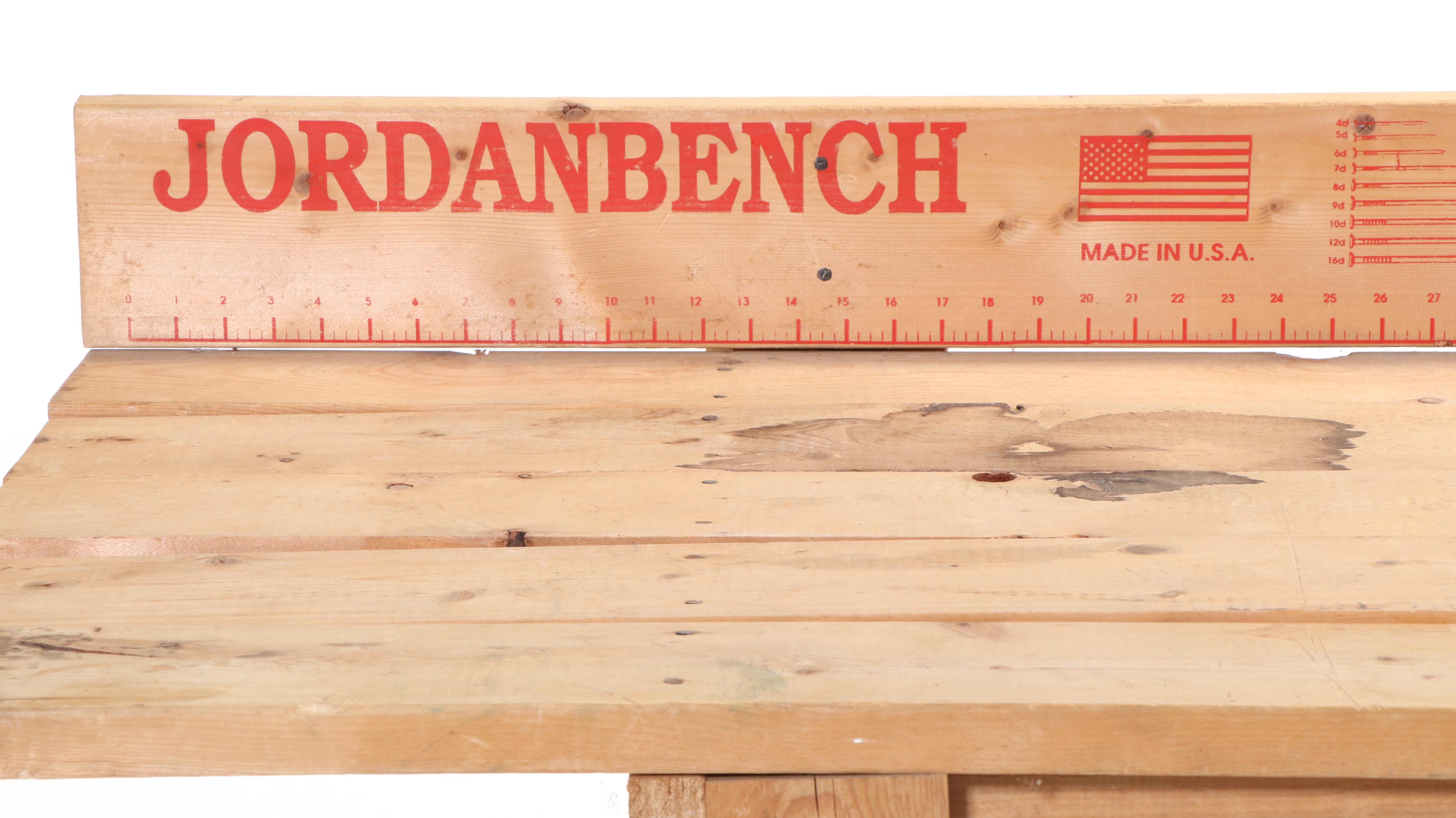 Jordan Bench Slatted Pine Workbench