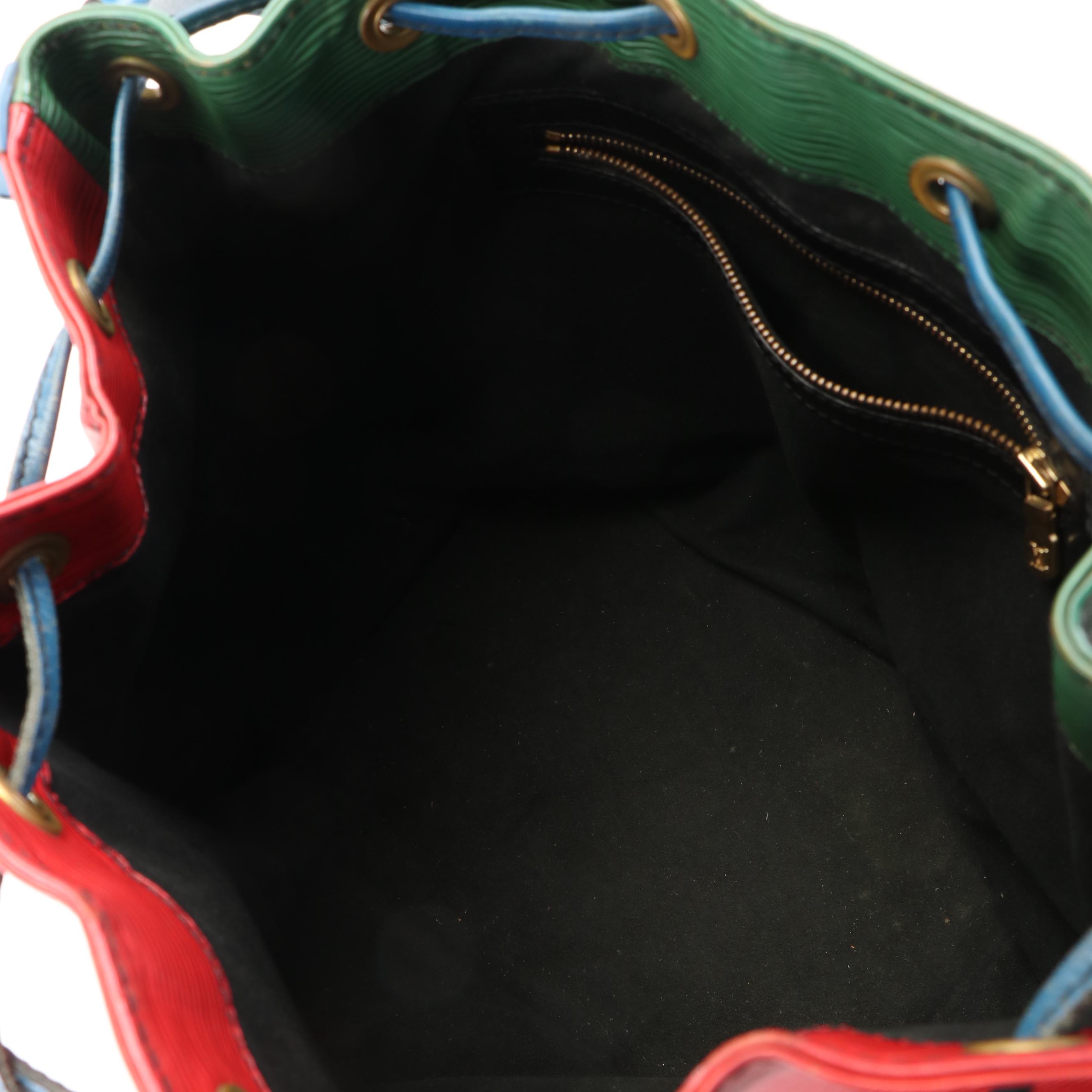 Louis Vuitton Noe Bucket Bag in Tri-color Epi Leather
