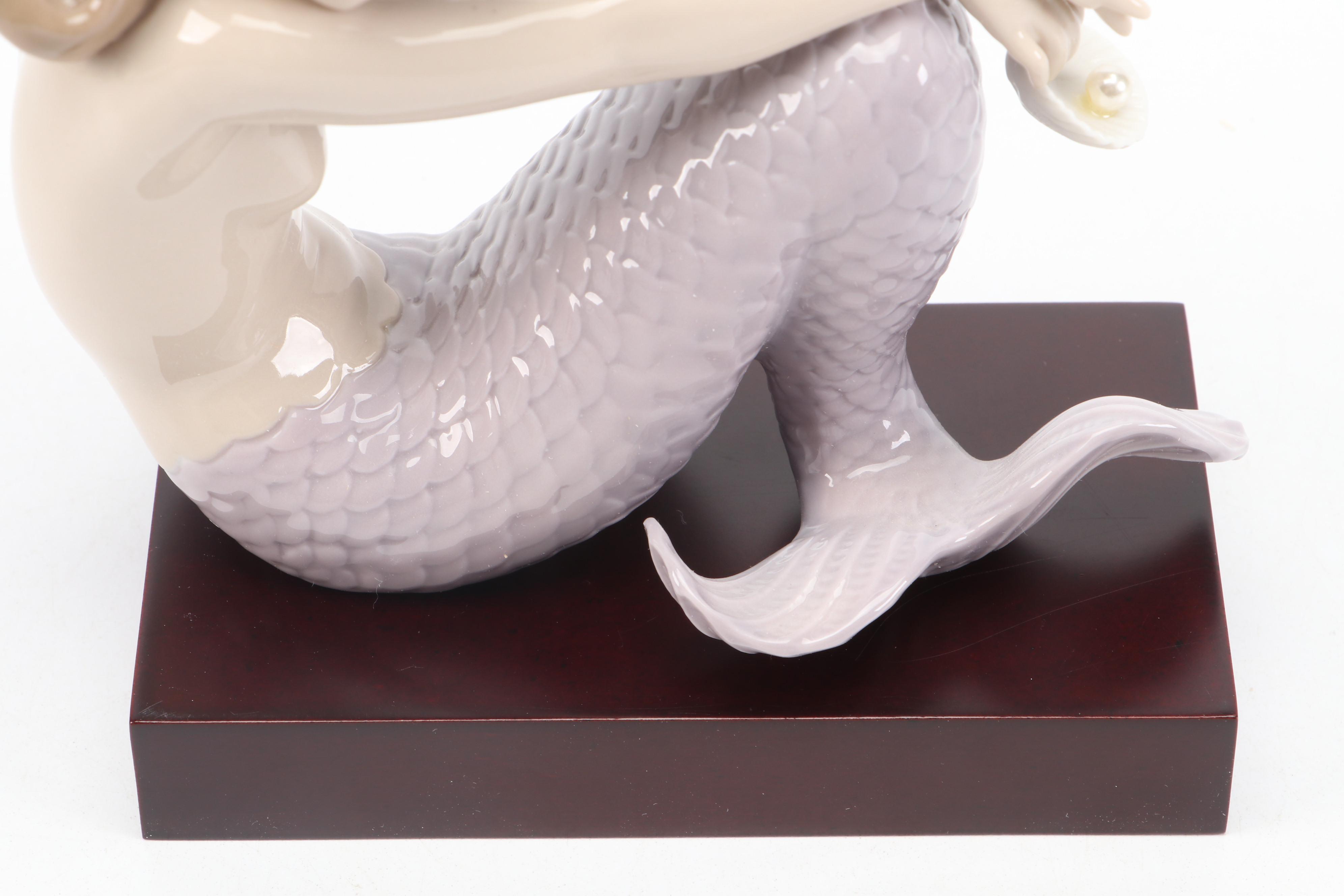 Lladró "Illusion" Porcelain Mermaid Figurine Designed by José Puche