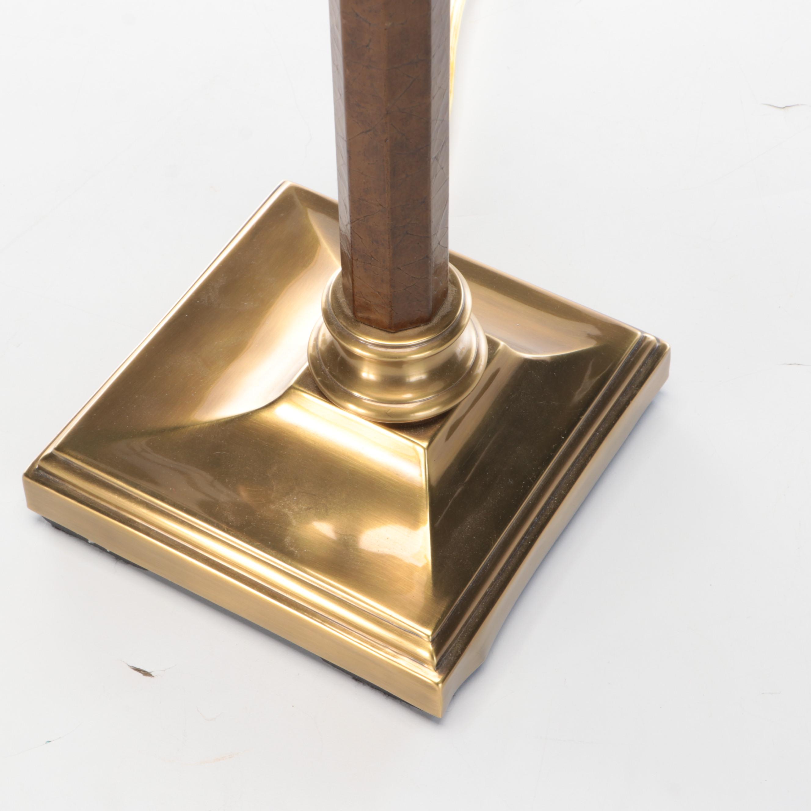 Retro Tikanna Cantilever Desk Lamp with Ribbed Shell Shade,  2009