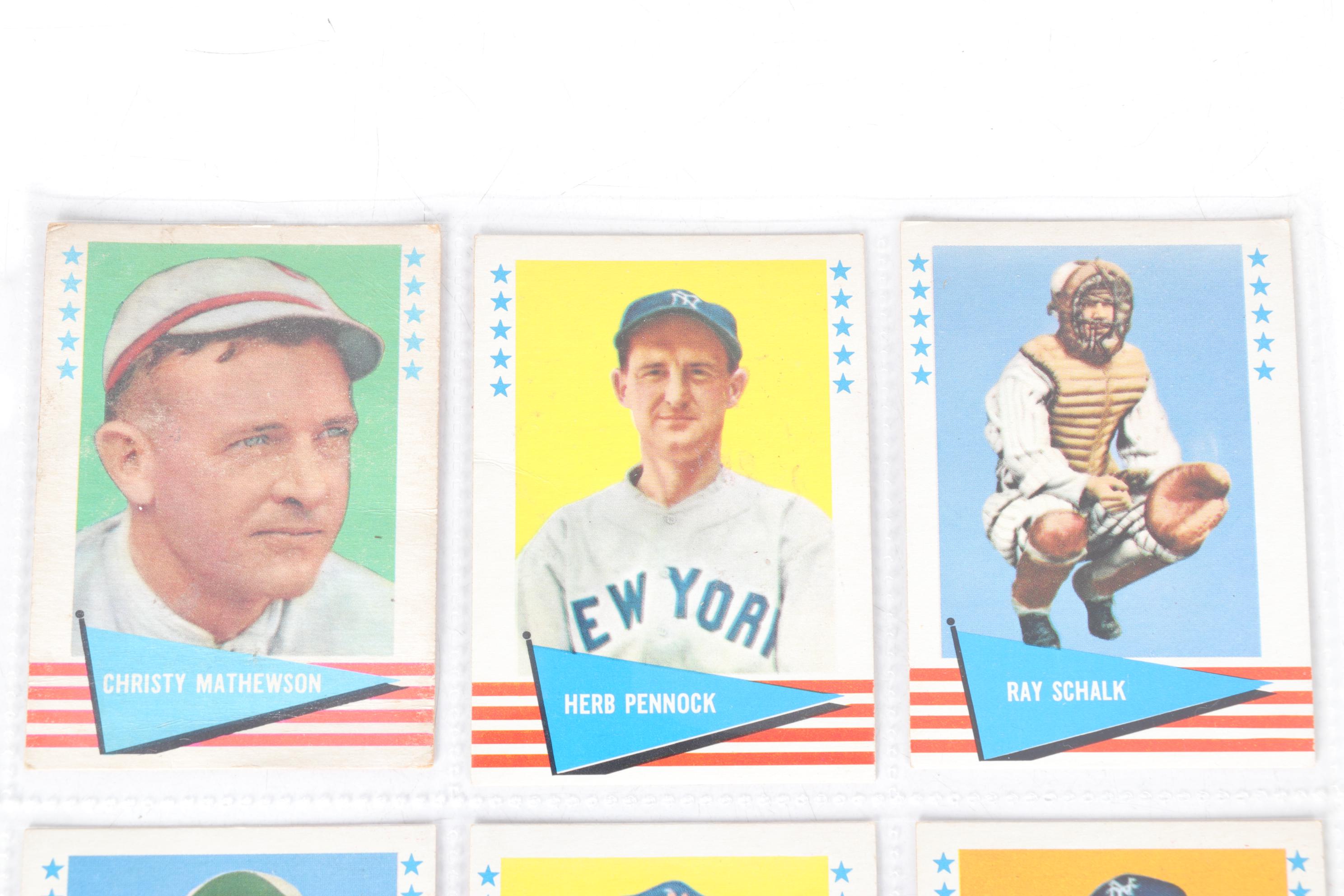 1960 and 1961 Fleer "Baseball Greats" Baseball Cards