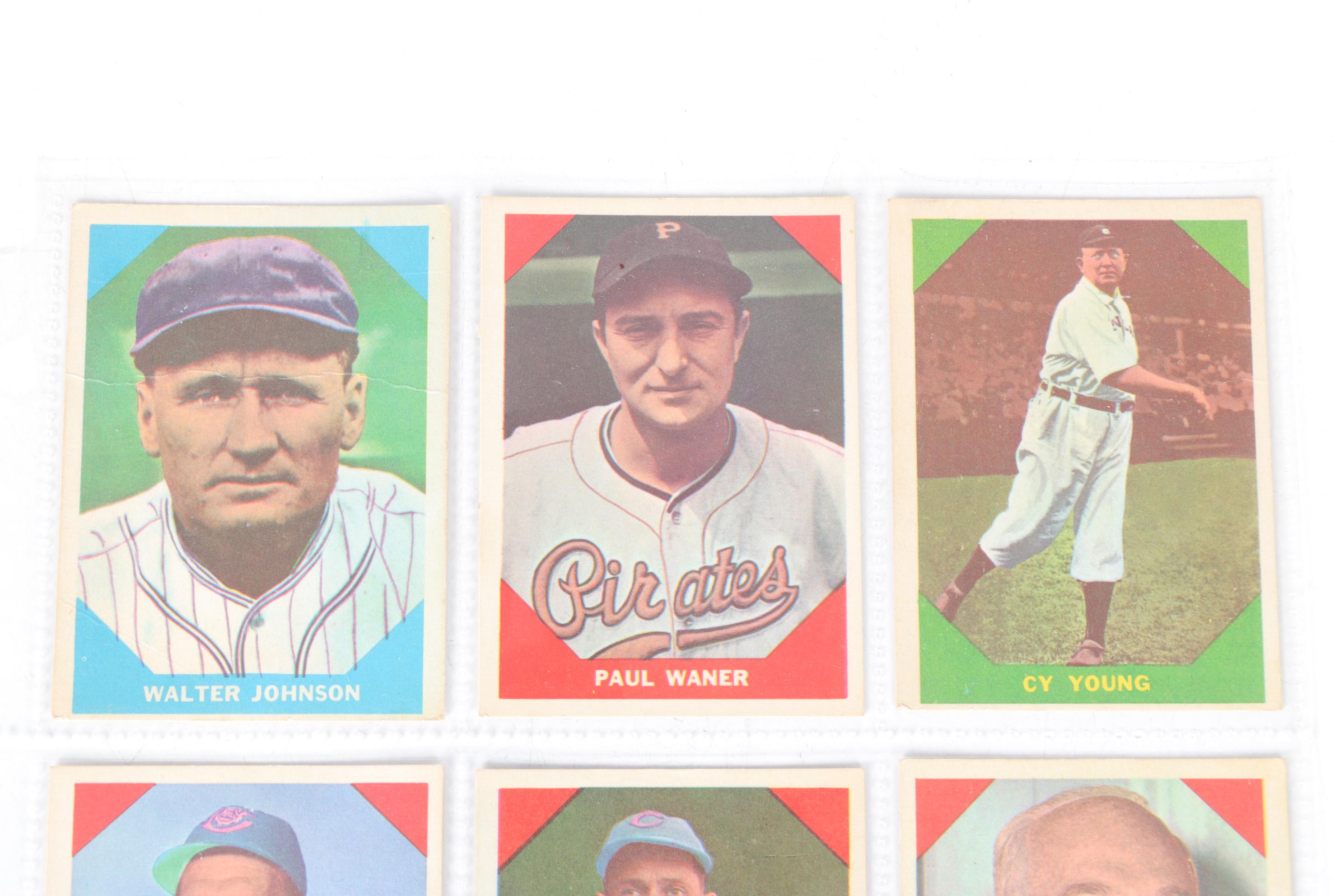 1960 and 1961 Fleer "Baseball Greats" Baseball Cards