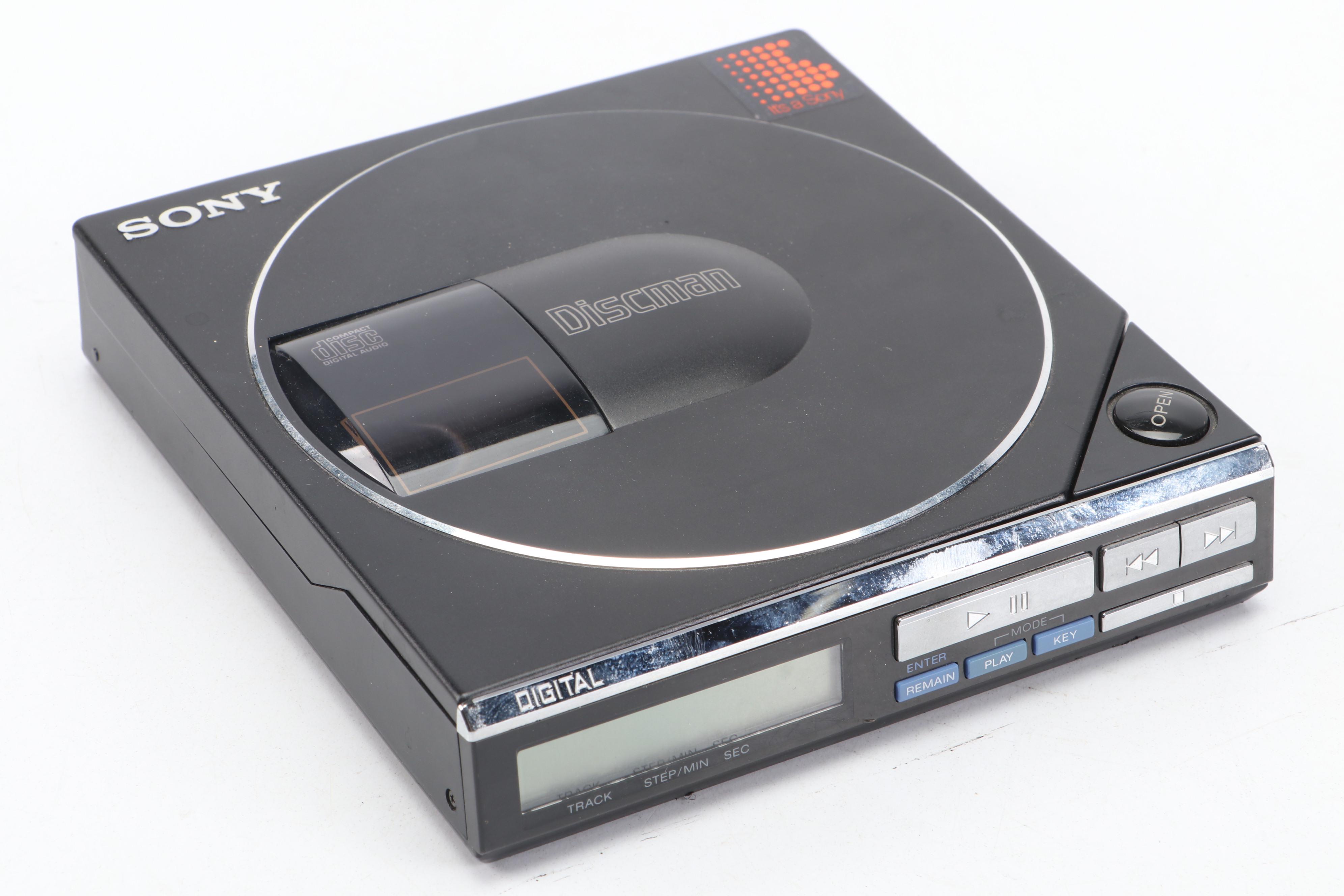 Sony D-50 Mk II Discman CD Player with Swing Caddie Portable Launch Monitor