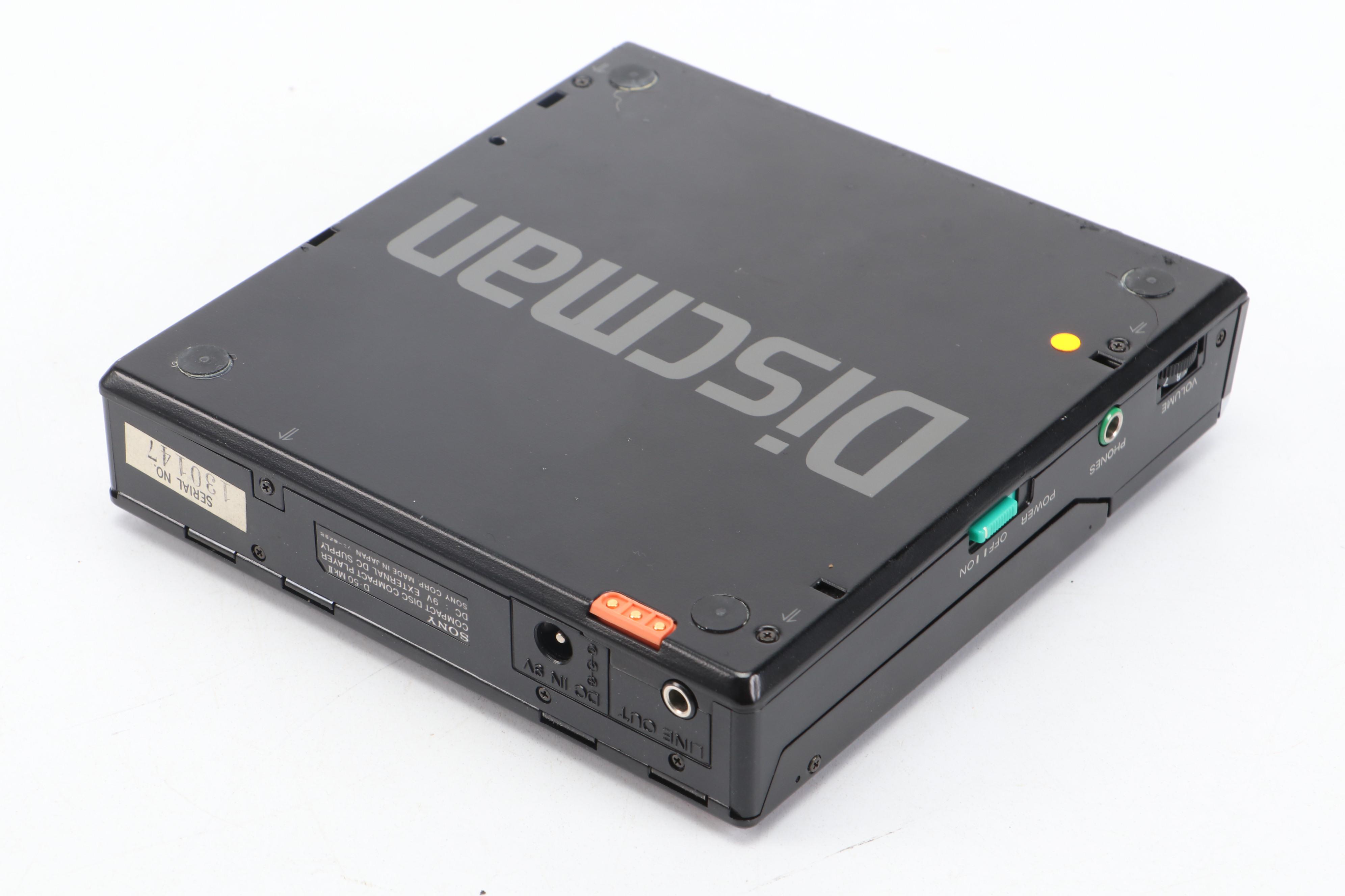 Sony D-50 Mk II Discman CD Player with Swing Caddie Portable Launch Monitor