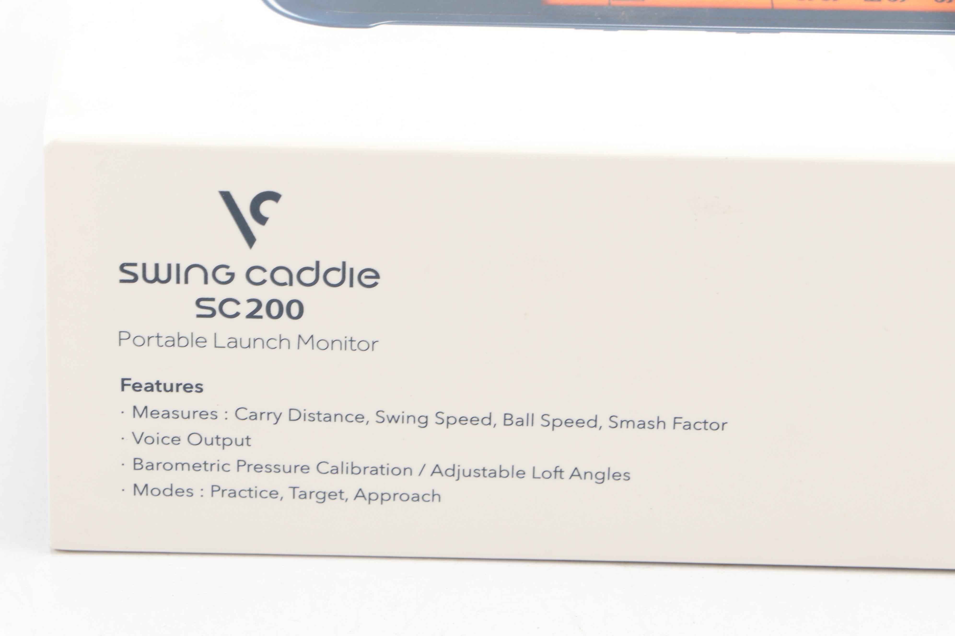 Sony D-50 Mk II Discman CD Player with Swing Caddie Portable Launch Monitor