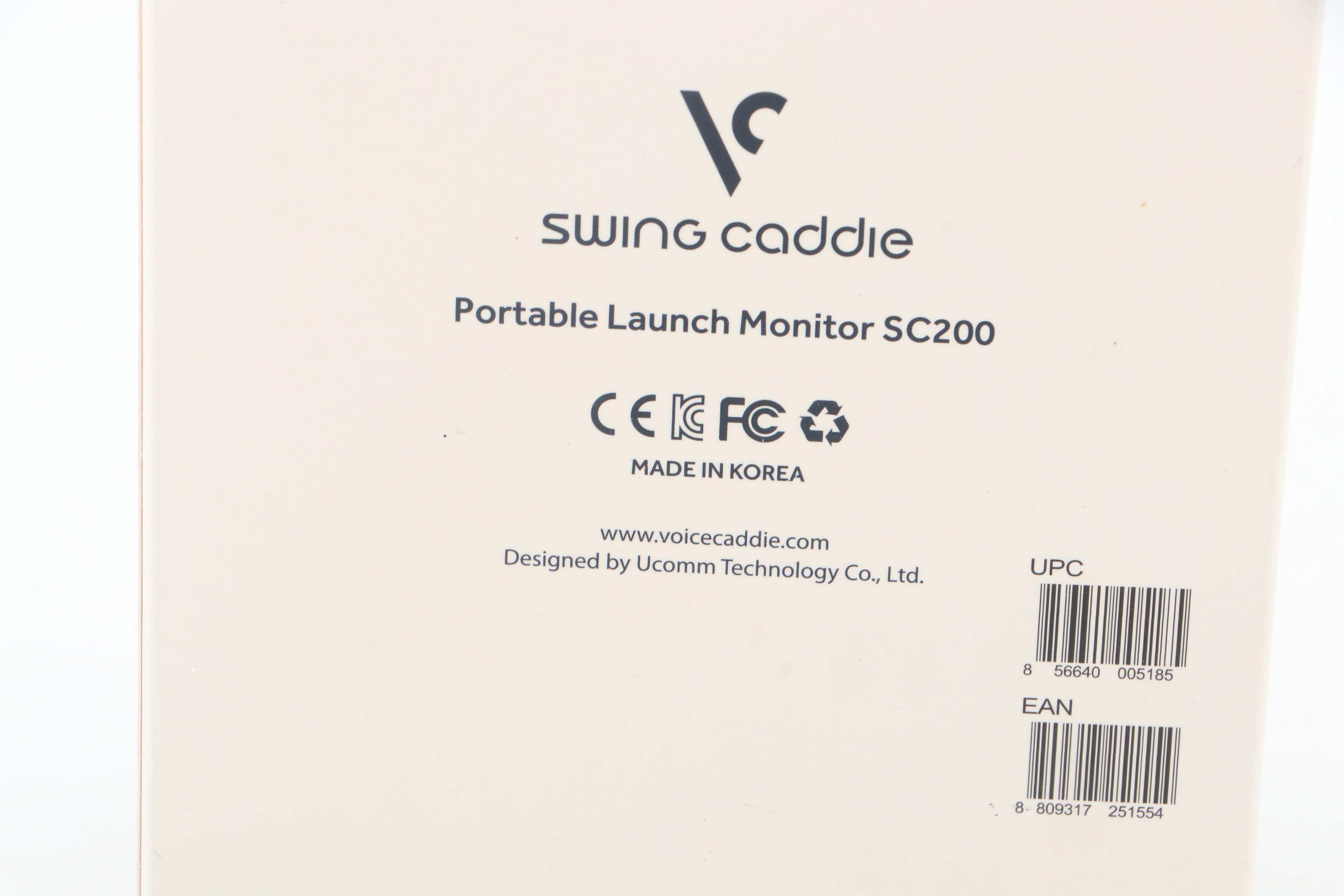 Sony D-50 Mk II Discman CD Player with Swing Caddie Portable Launch Monitor