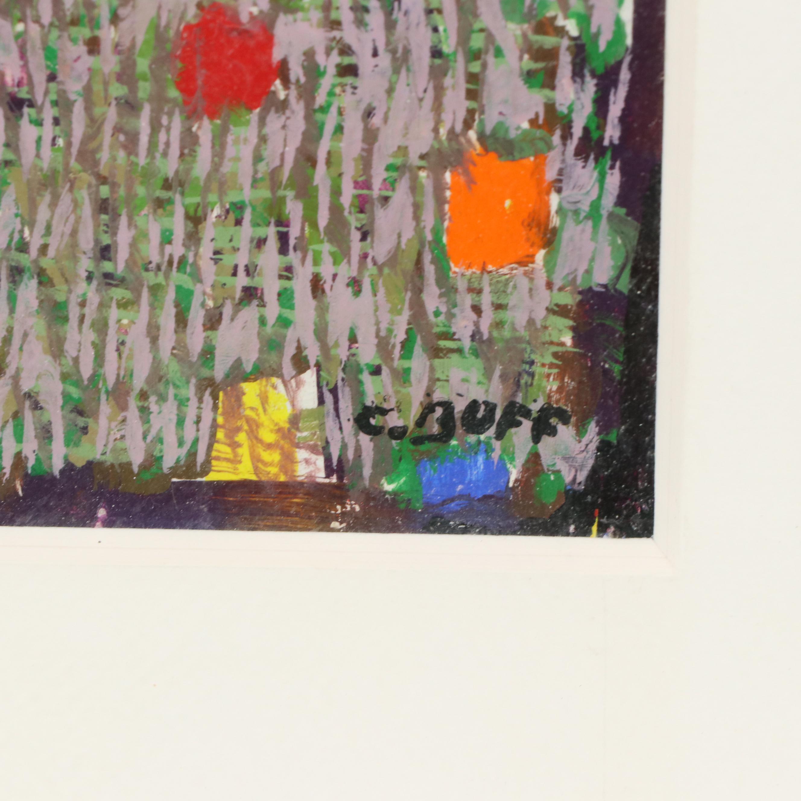 Conrad Buff Abstract Oil Painting