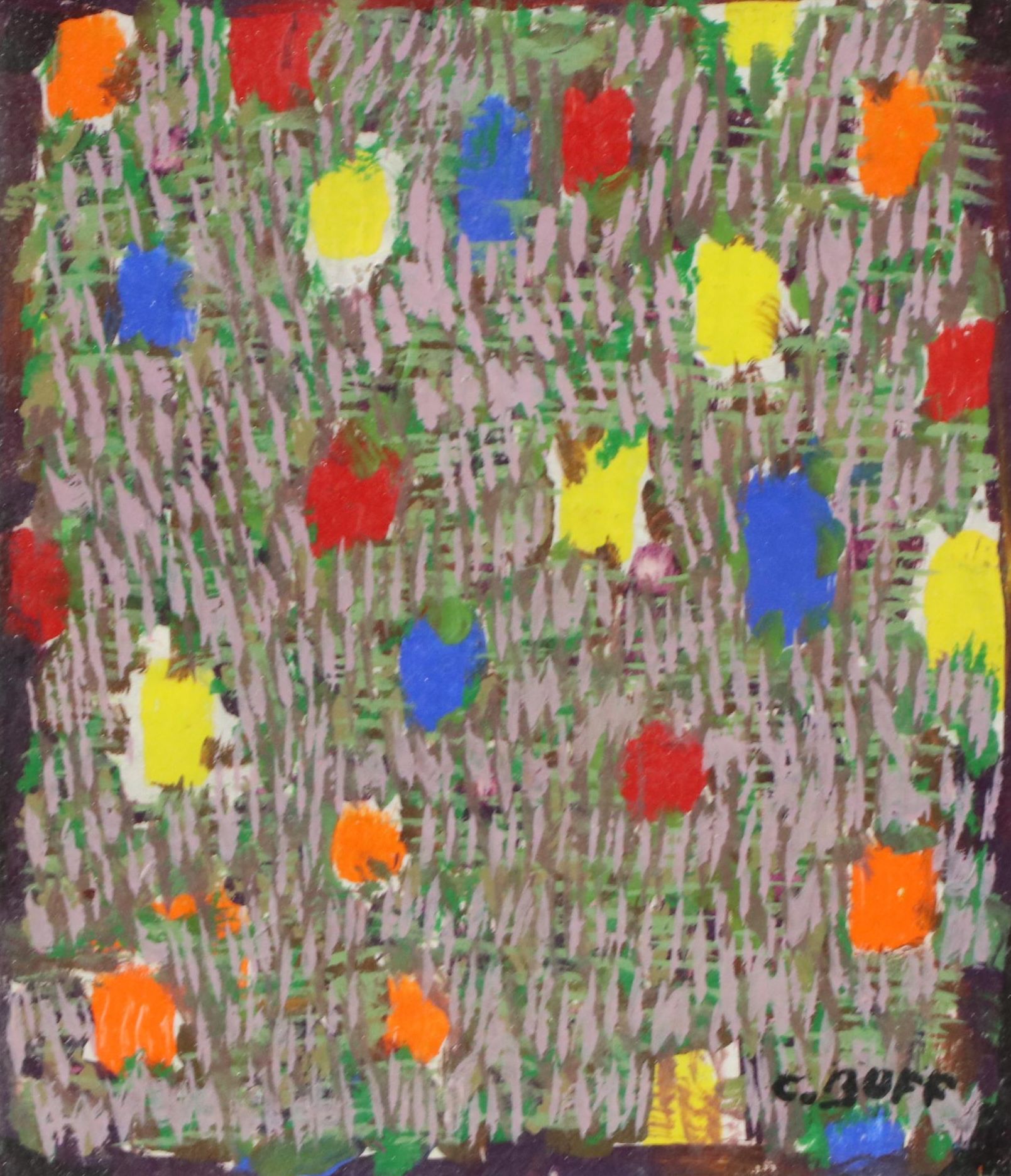 Conrad Buff Abstract Oil Painting