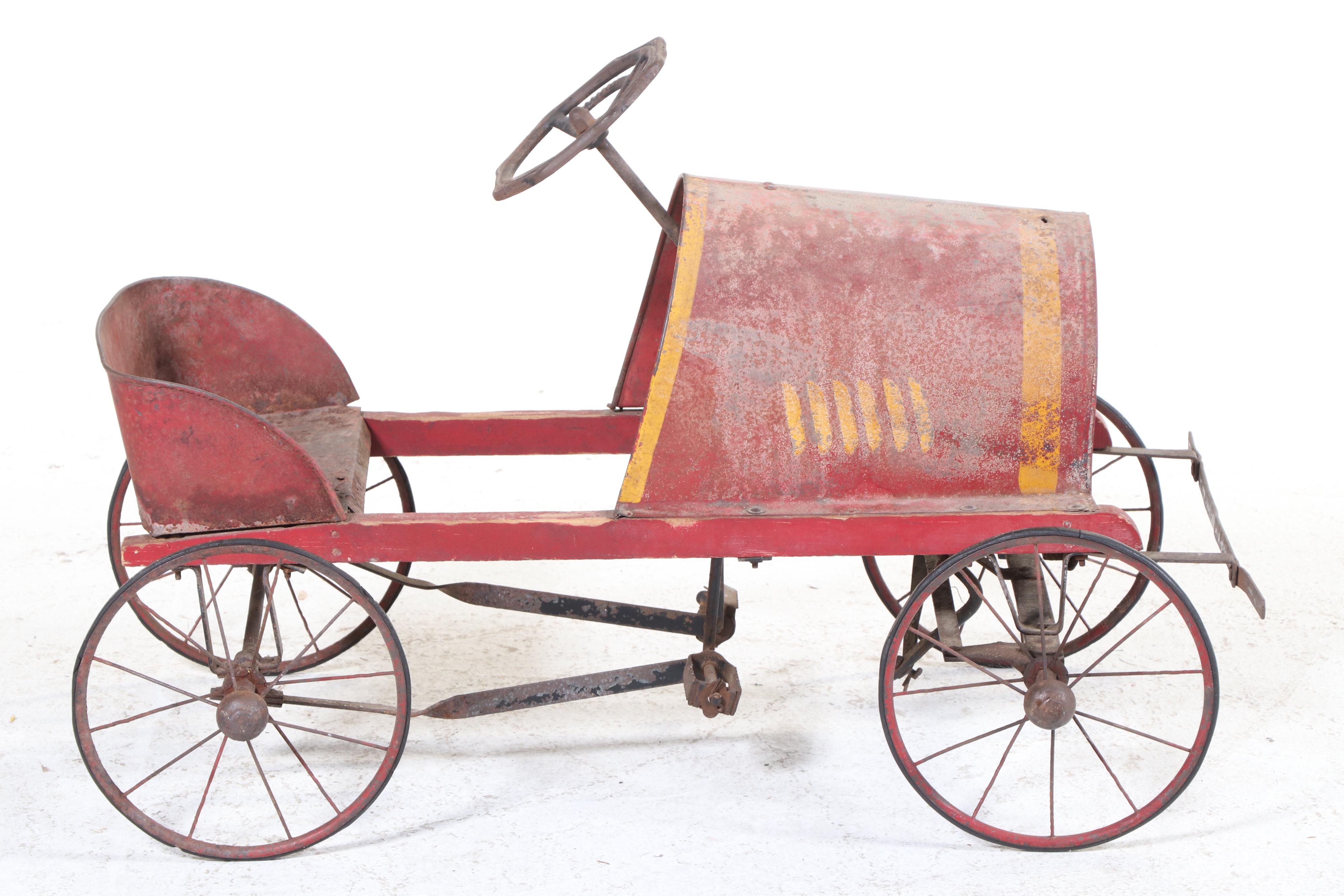 Dodge Wood and Metal Pedal Car, Early 1900's