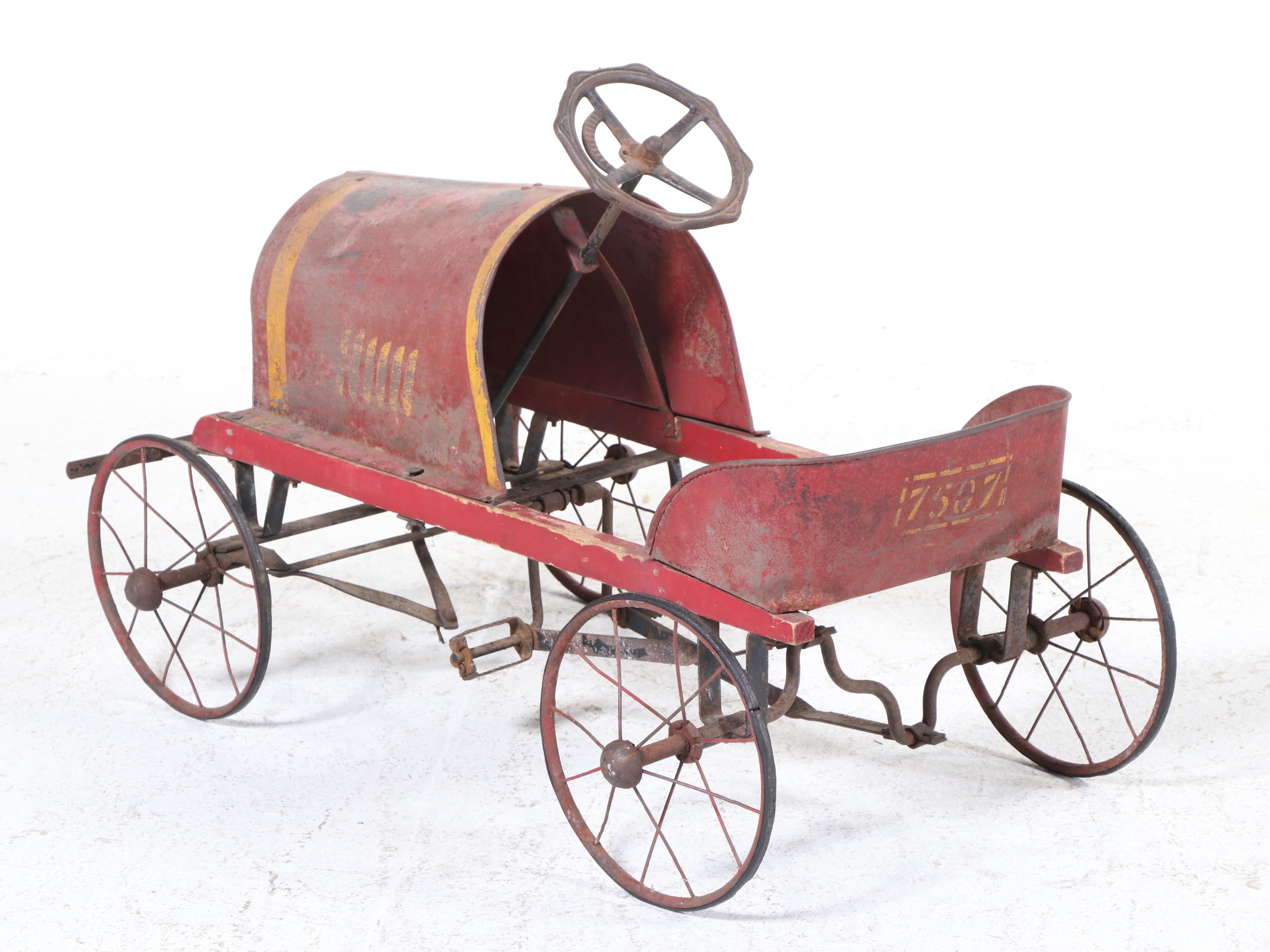Dodge Wood and Metal Pedal Car, Early 1900's
