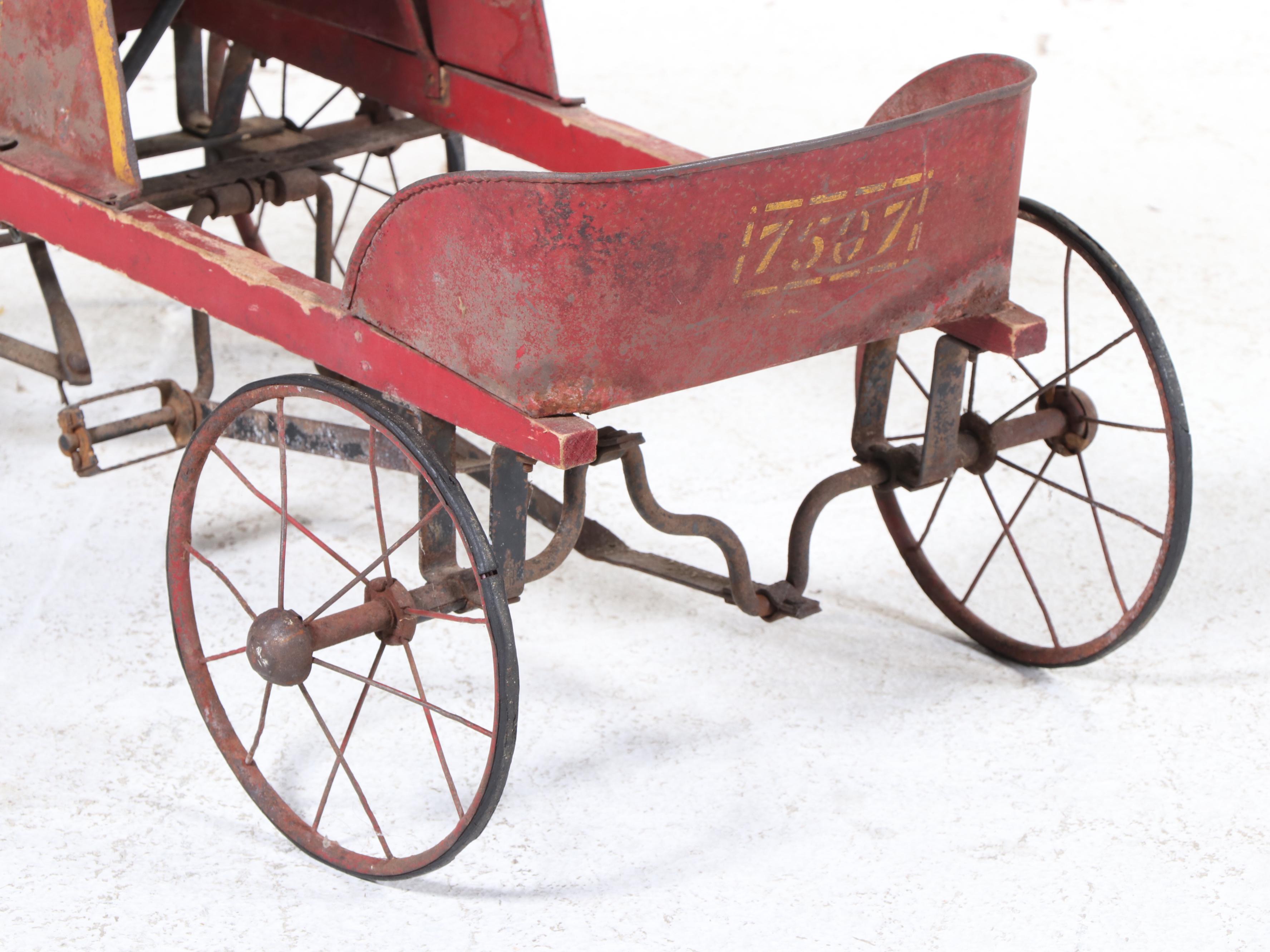 Dodge Wood and Metal Pedal Car, Early 1900's