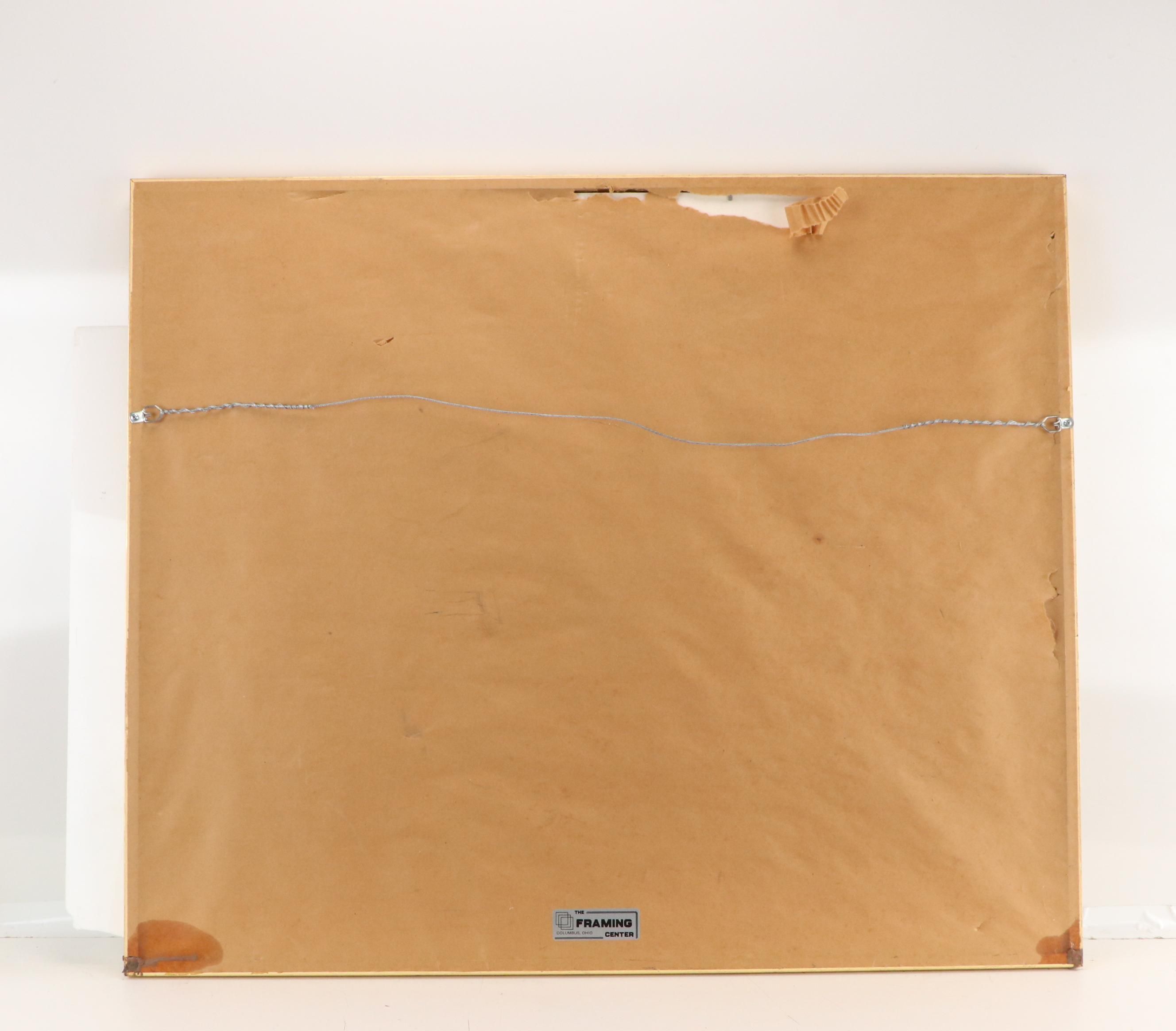 Offset Lithograph After Ovanes Berberian "Peonies and Peaches"