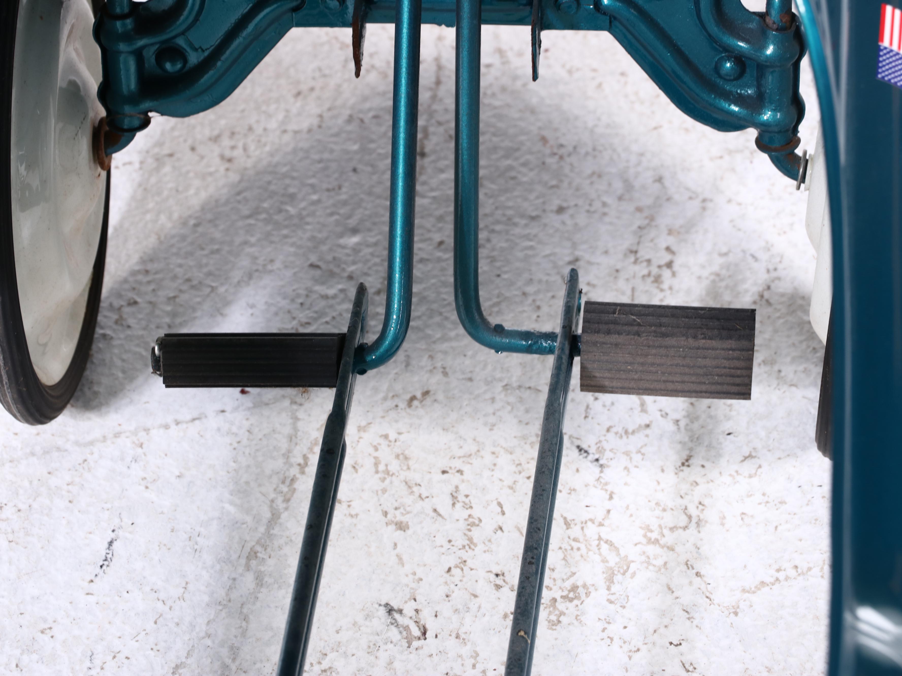 Restored Murray "Champion" Blue Metal Pedal Car, 1950s