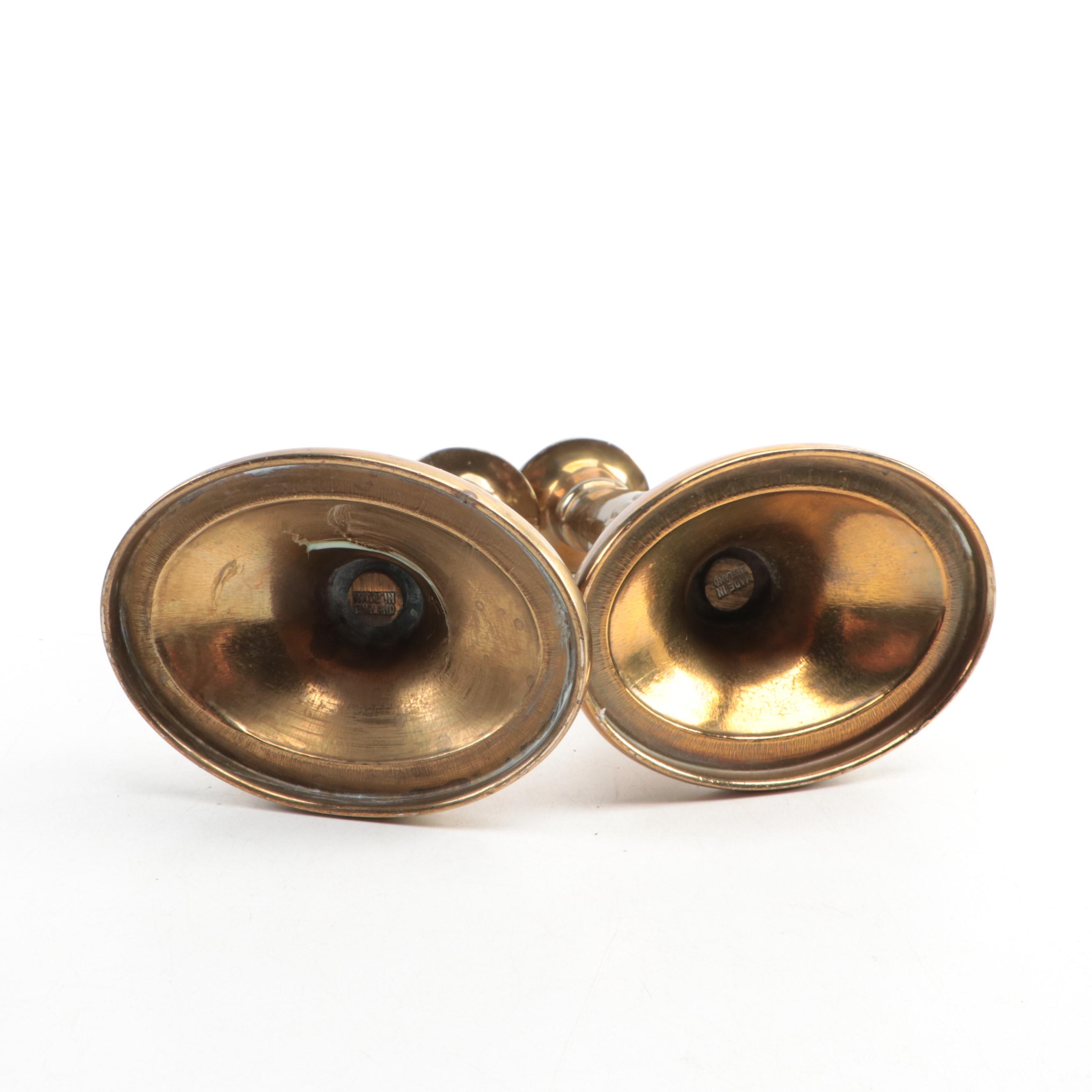 Virginia Metalcrafters for Williamsburg Restoration and More Brass Candlesticks