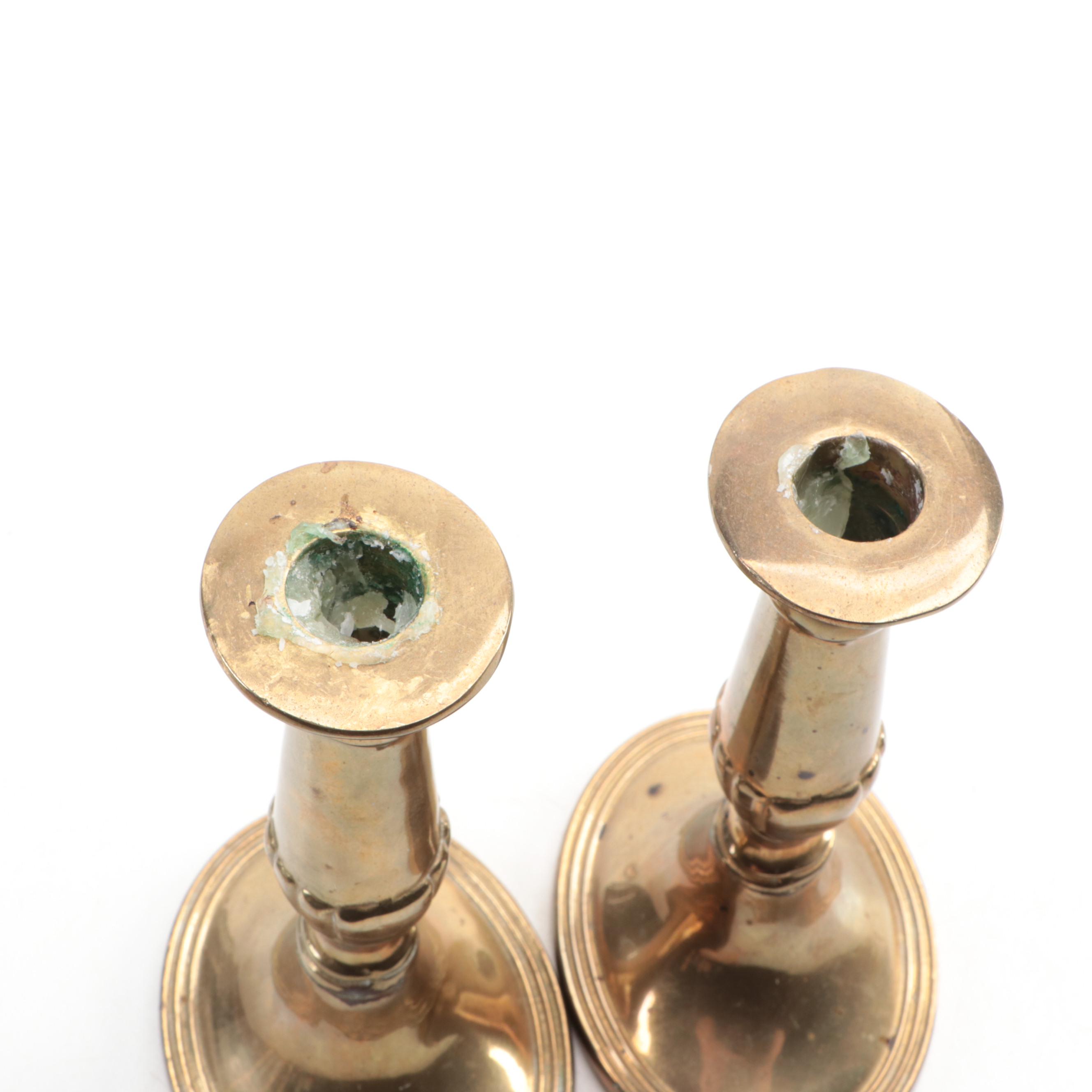 Virginia Metalcrafters for Williamsburg Restoration and More Brass Candlesticks
