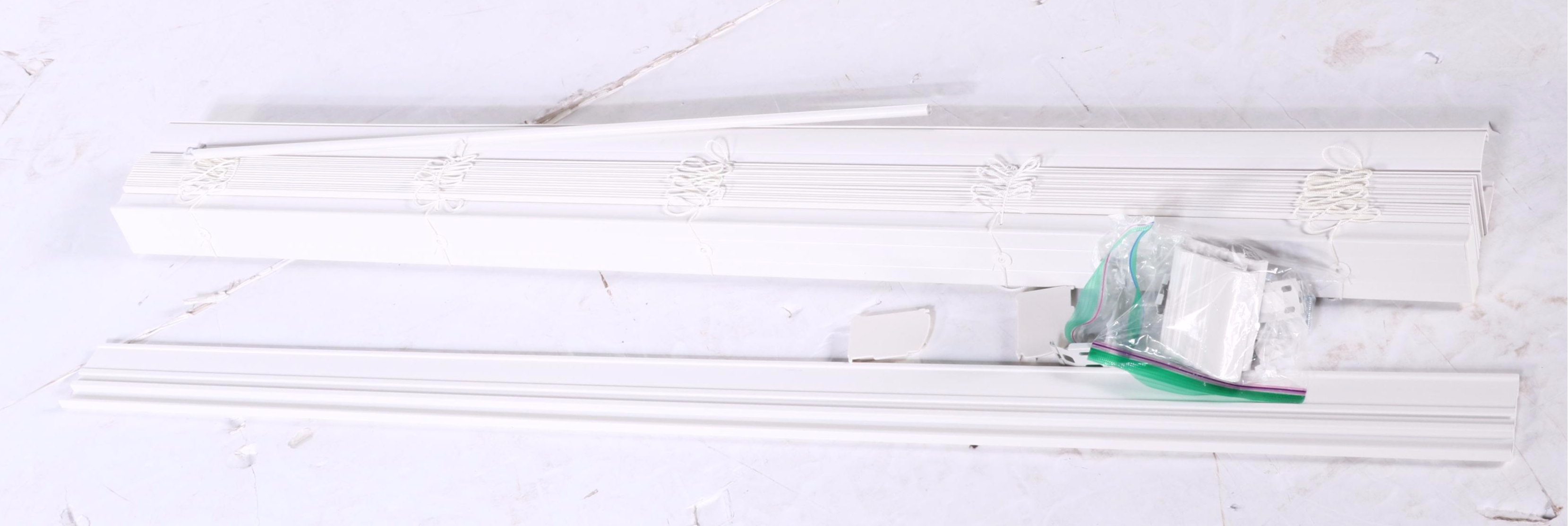 Nien Made White Faux Wood 2" Blinds