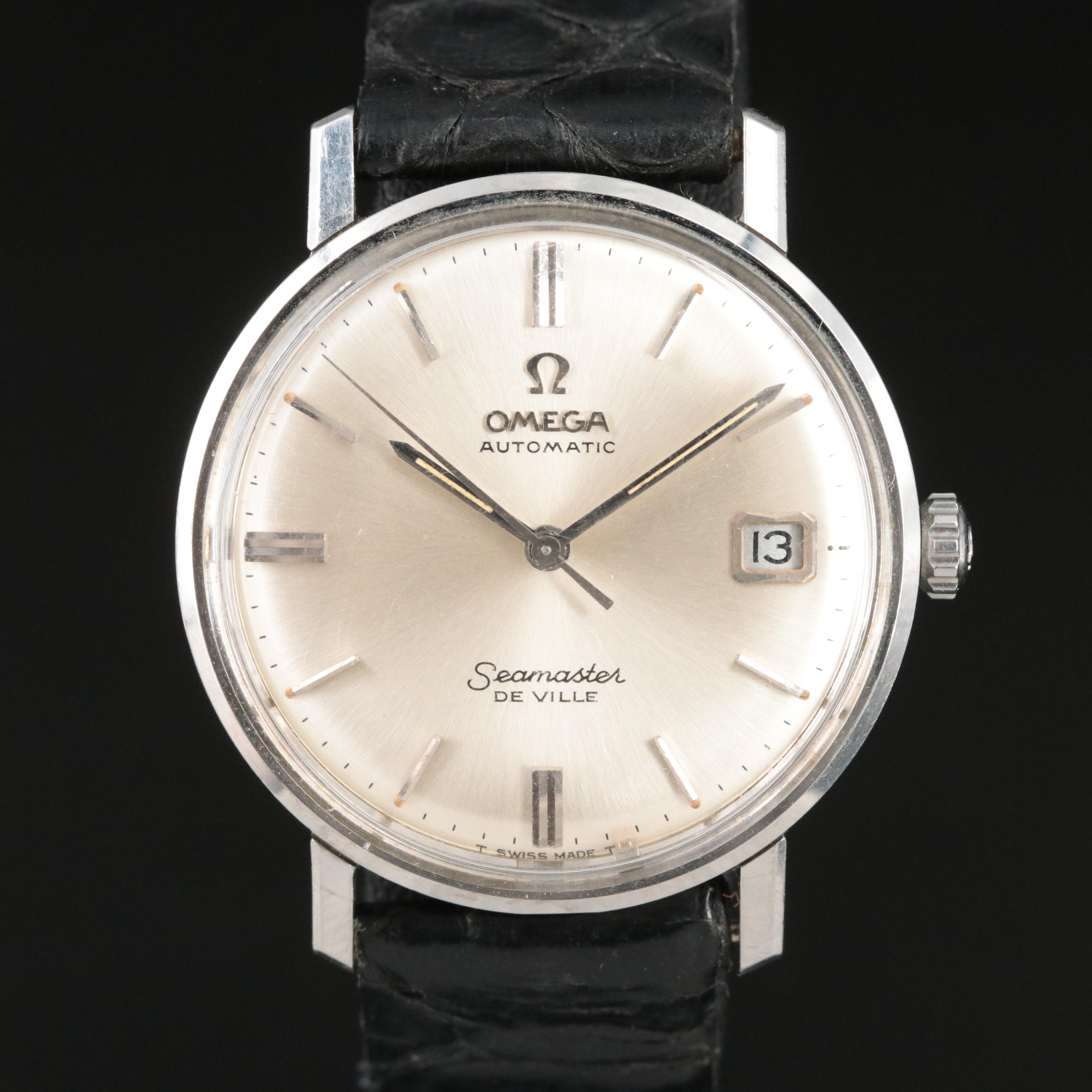 Vintage Omega Seamaster De Ville Steel Automatic Watch