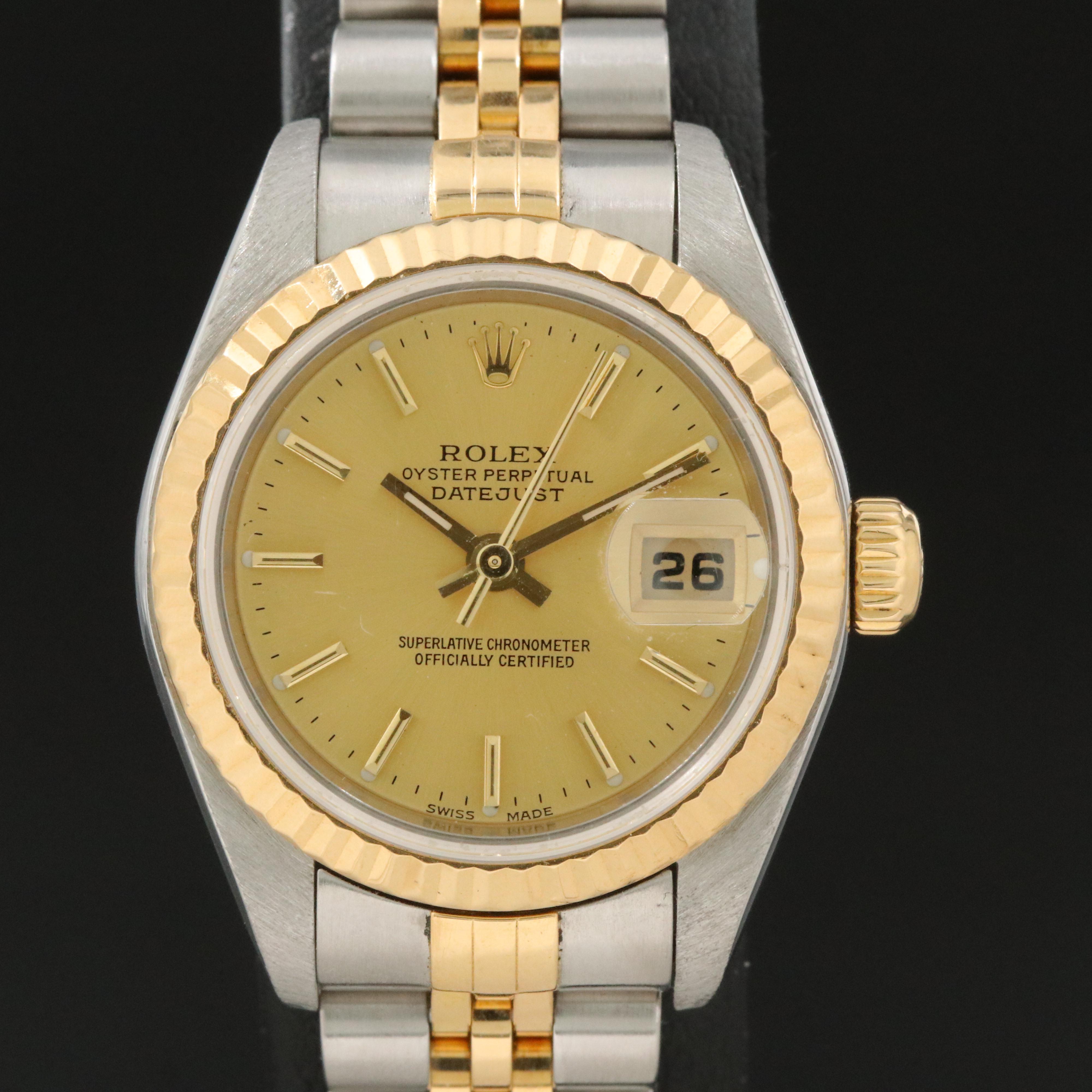 2001 Rolex Two-Tone Datejust Watch