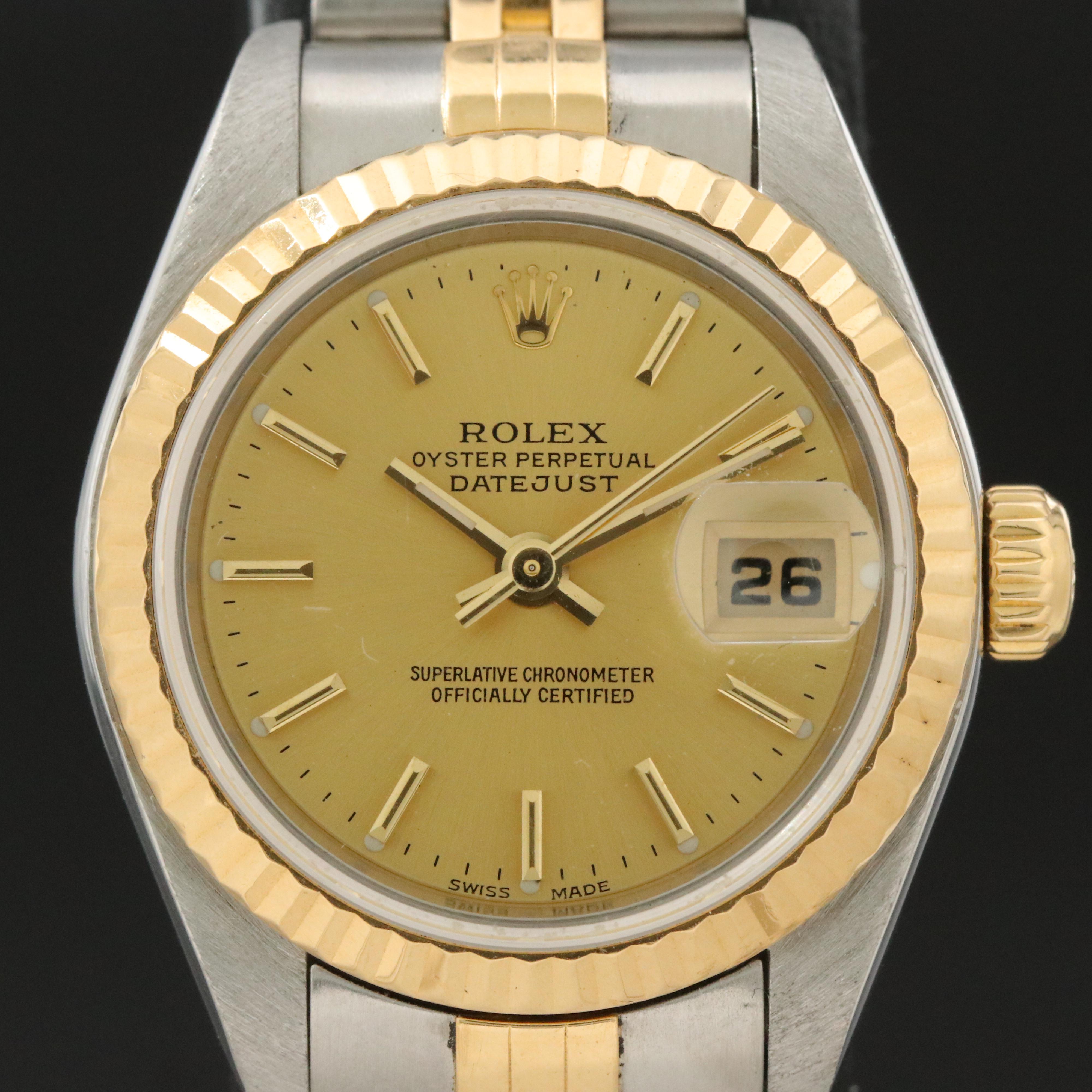 2001 Rolex Two-Tone Datejust Watch