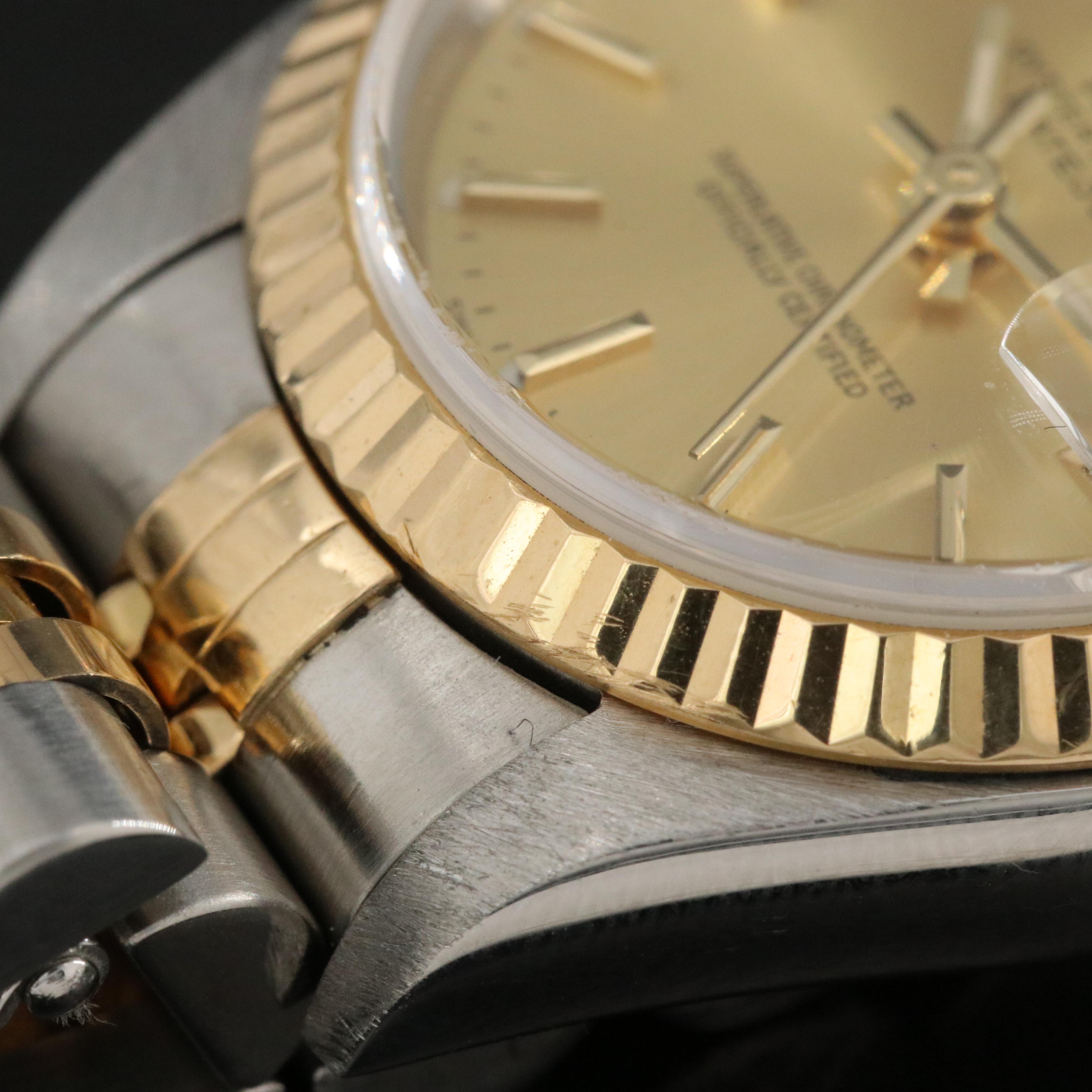 2001 Rolex Two-Tone Datejust Watch
