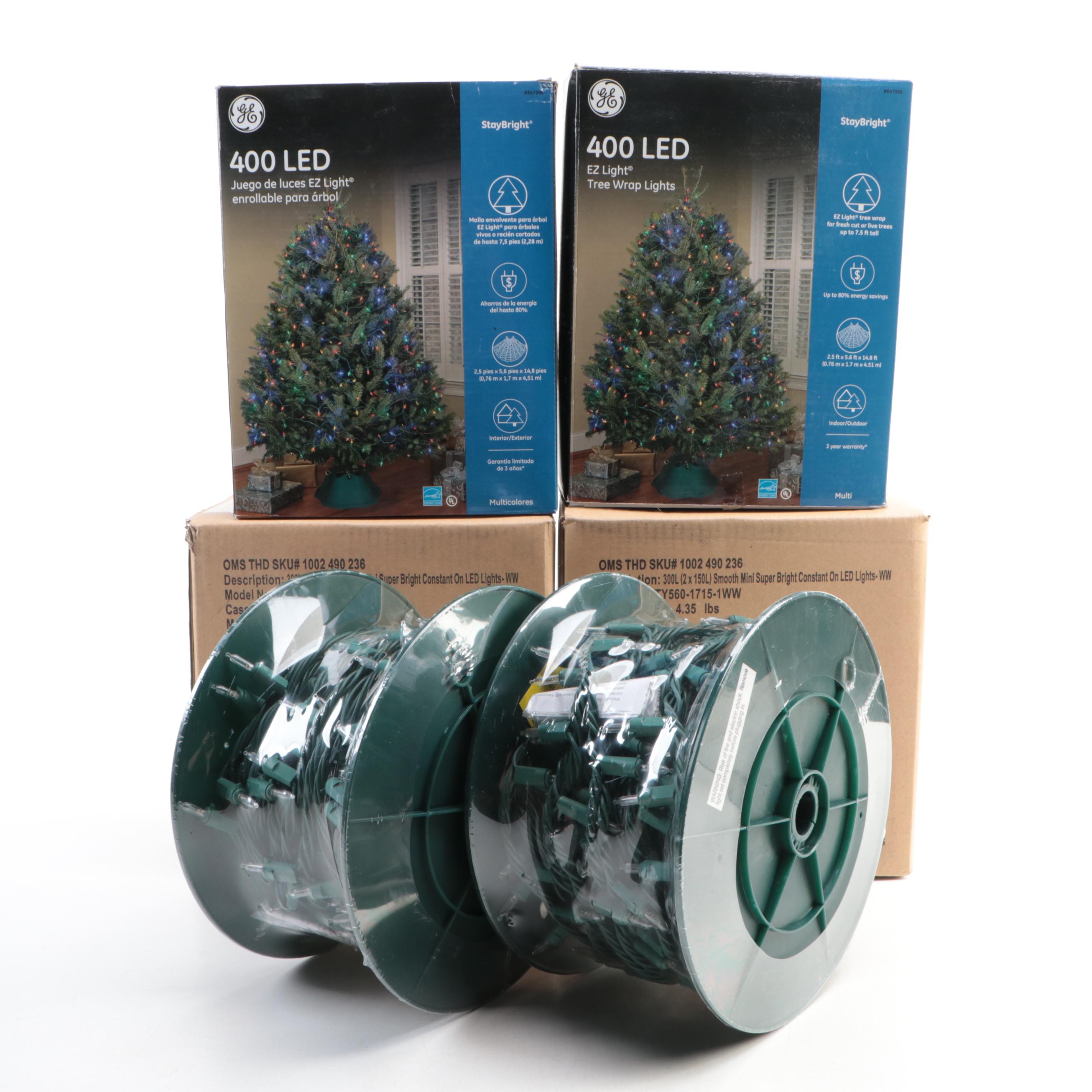 General Electric EZ Light LED Christmas Tree Lights and Other Christmas Lights