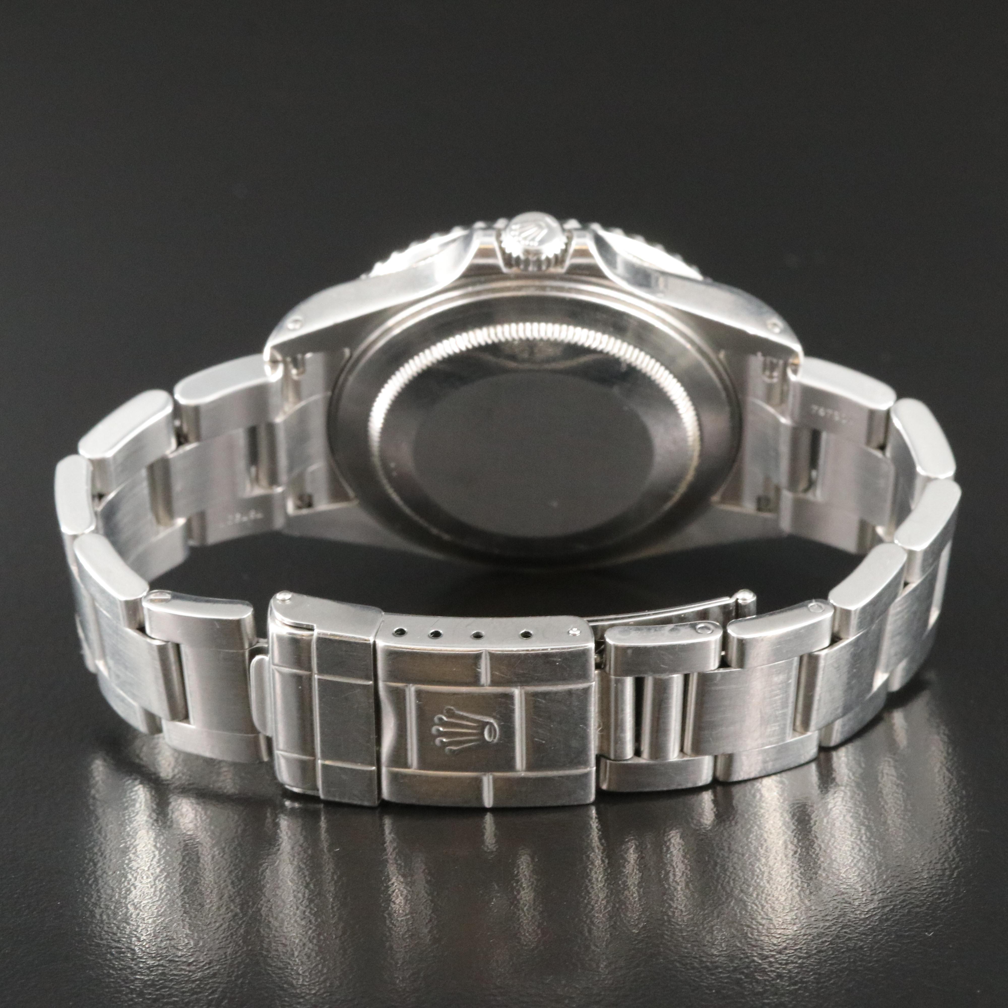 2000 Rolex GMT-Master II Red and Black "Coke" Bezel Watch