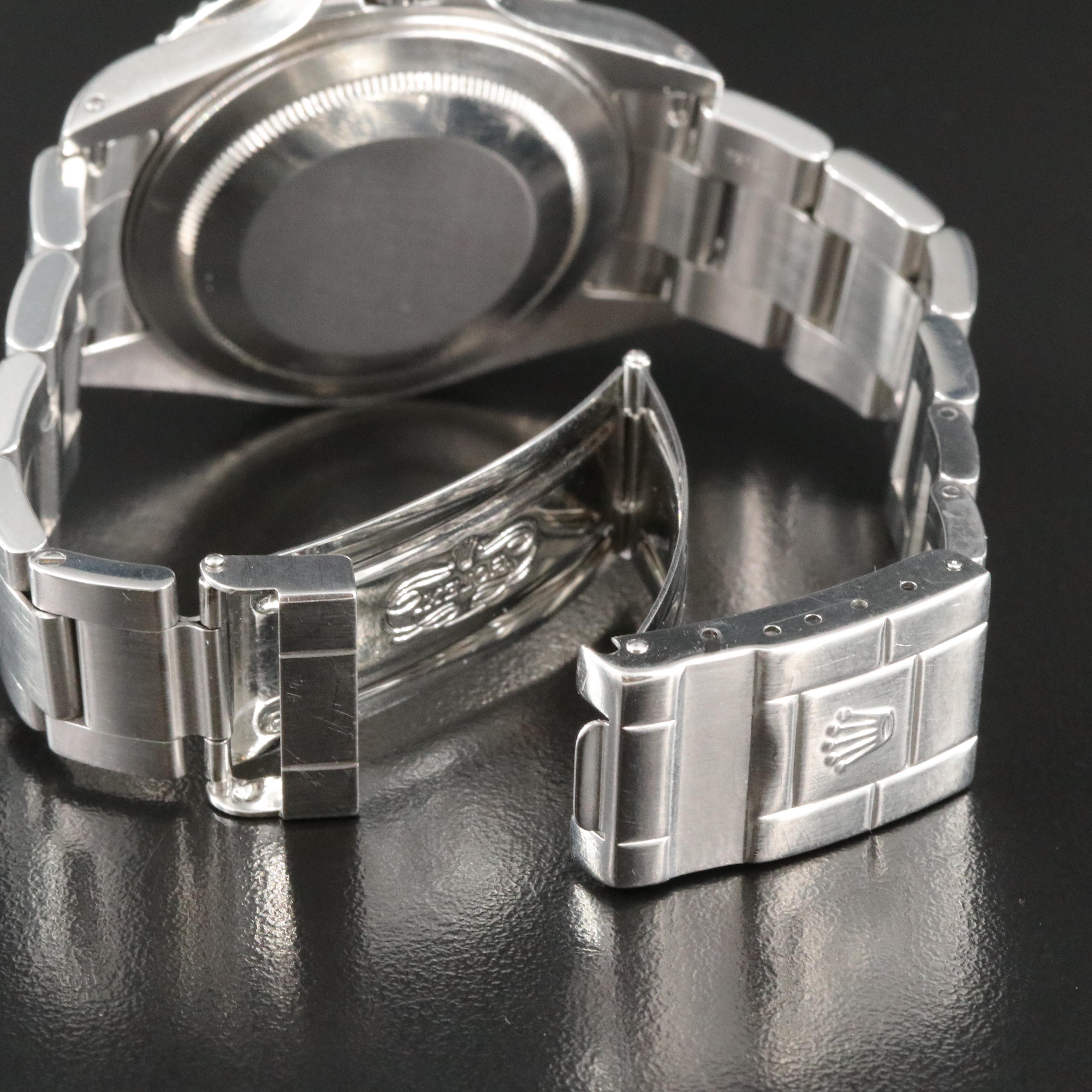 2000 Rolex GMT-Master II Red and Black "Coke" Bezel Watch