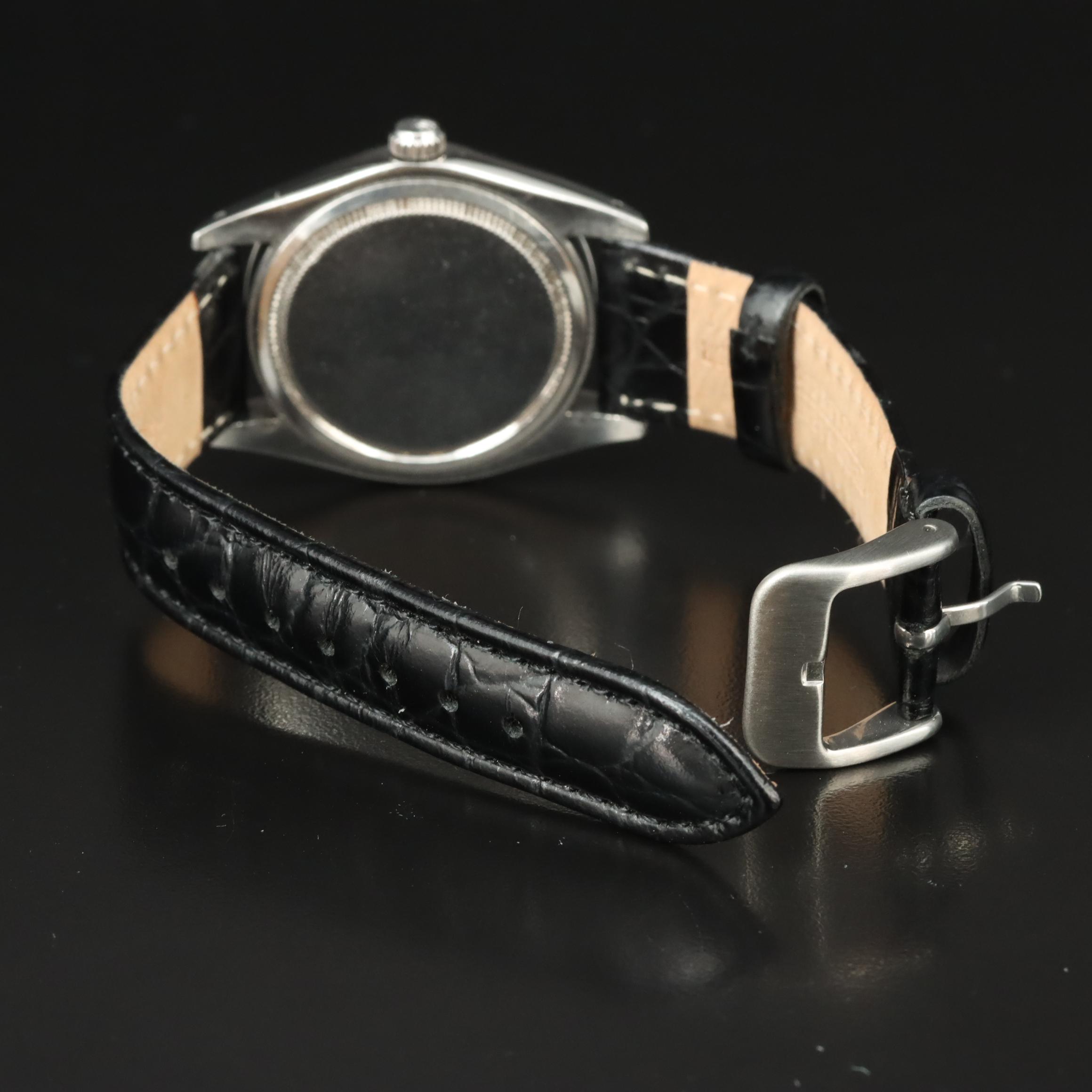 1975 Rolex Oysterdate Precision 6694 Champagne Steel Watch