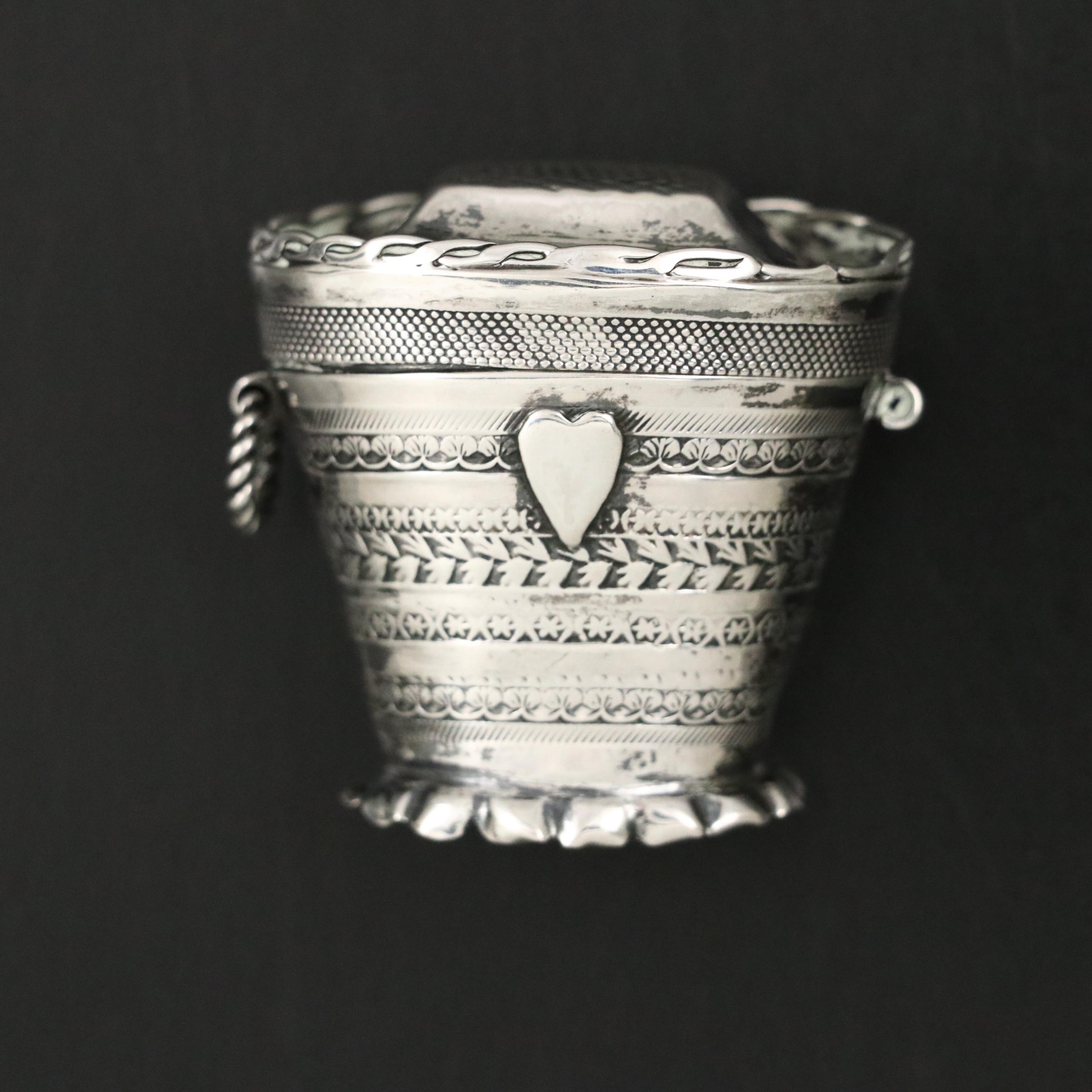 Antique Dutch Export 833 Silver Box