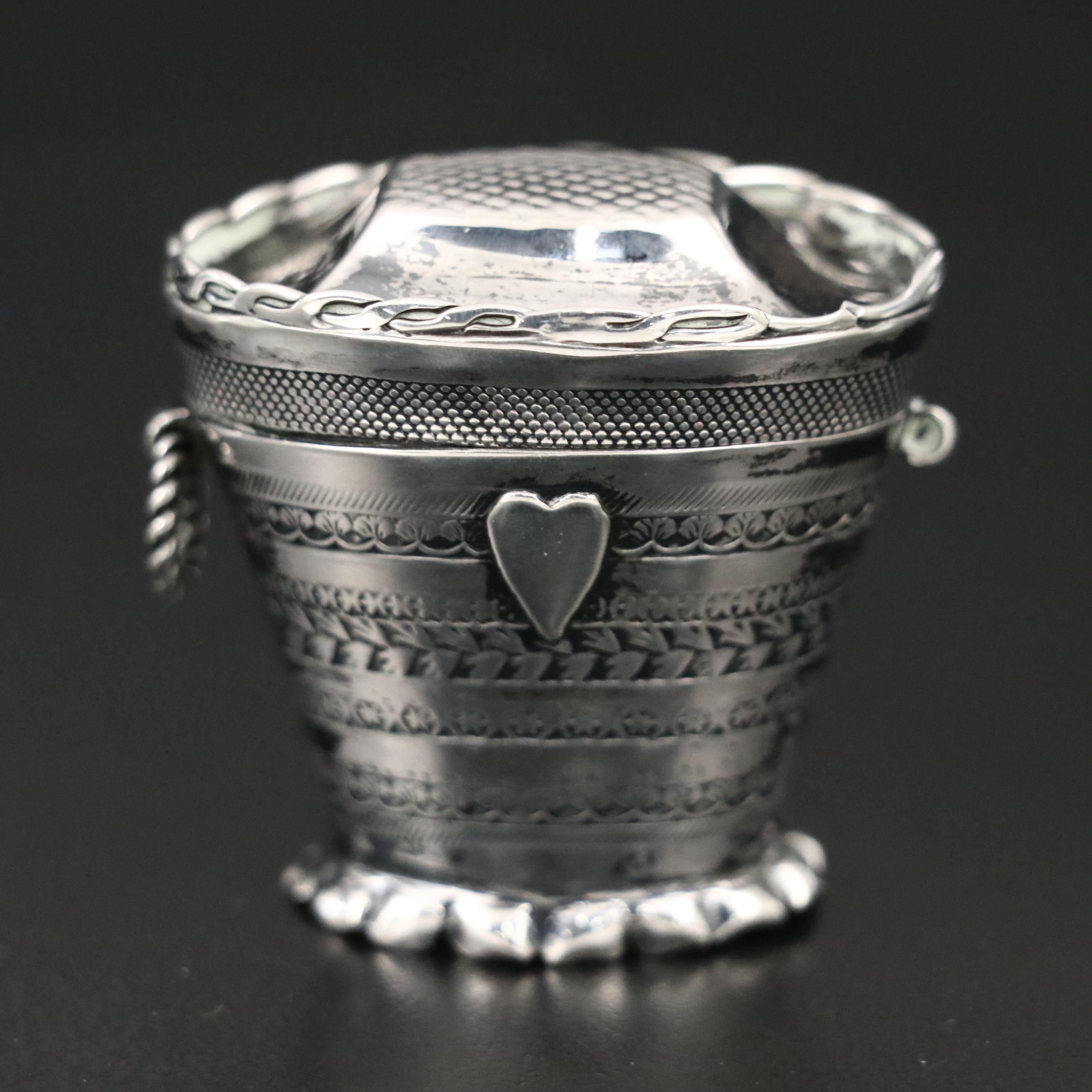 Antique Dutch Export 833 Silver Box