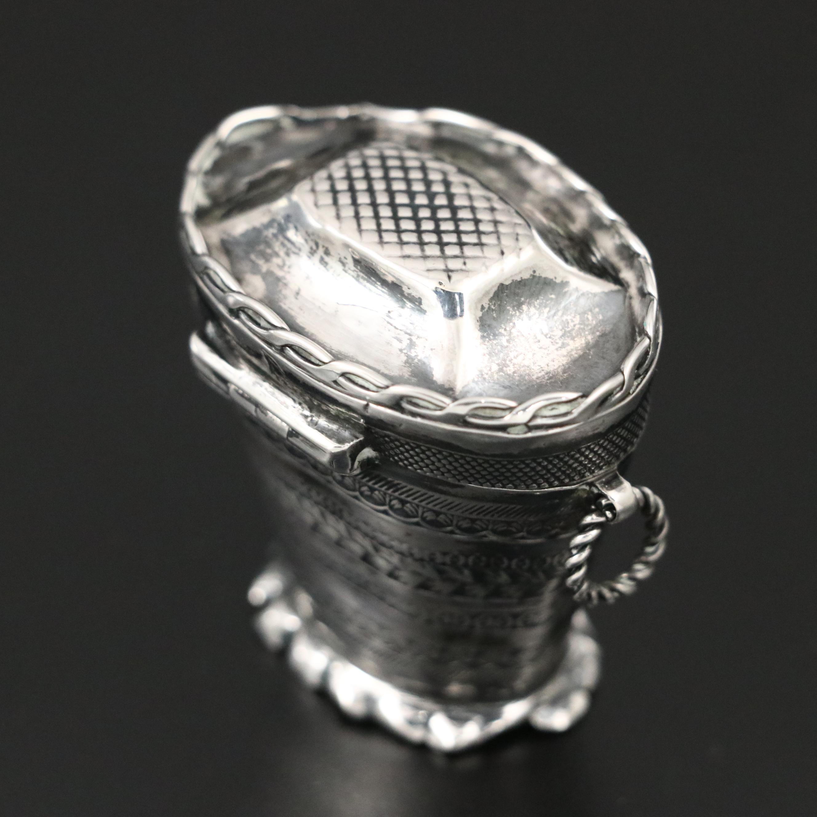 Antique Dutch Export 833 Silver Box