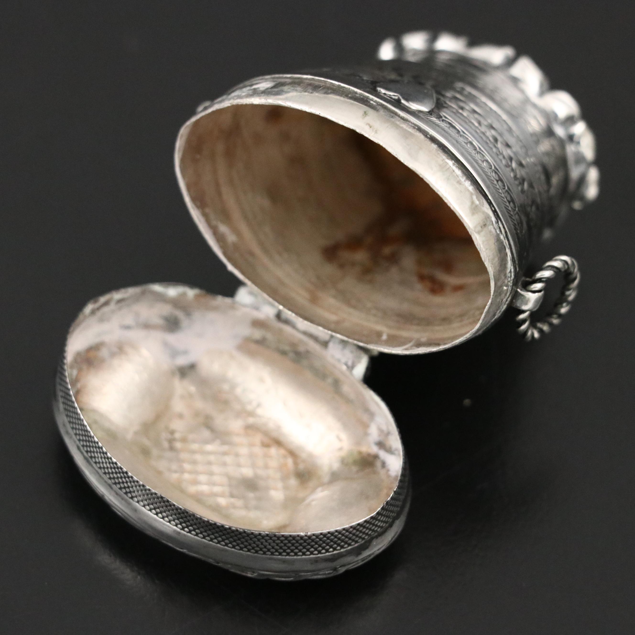 Antique Dutch Export 833 Silver Box